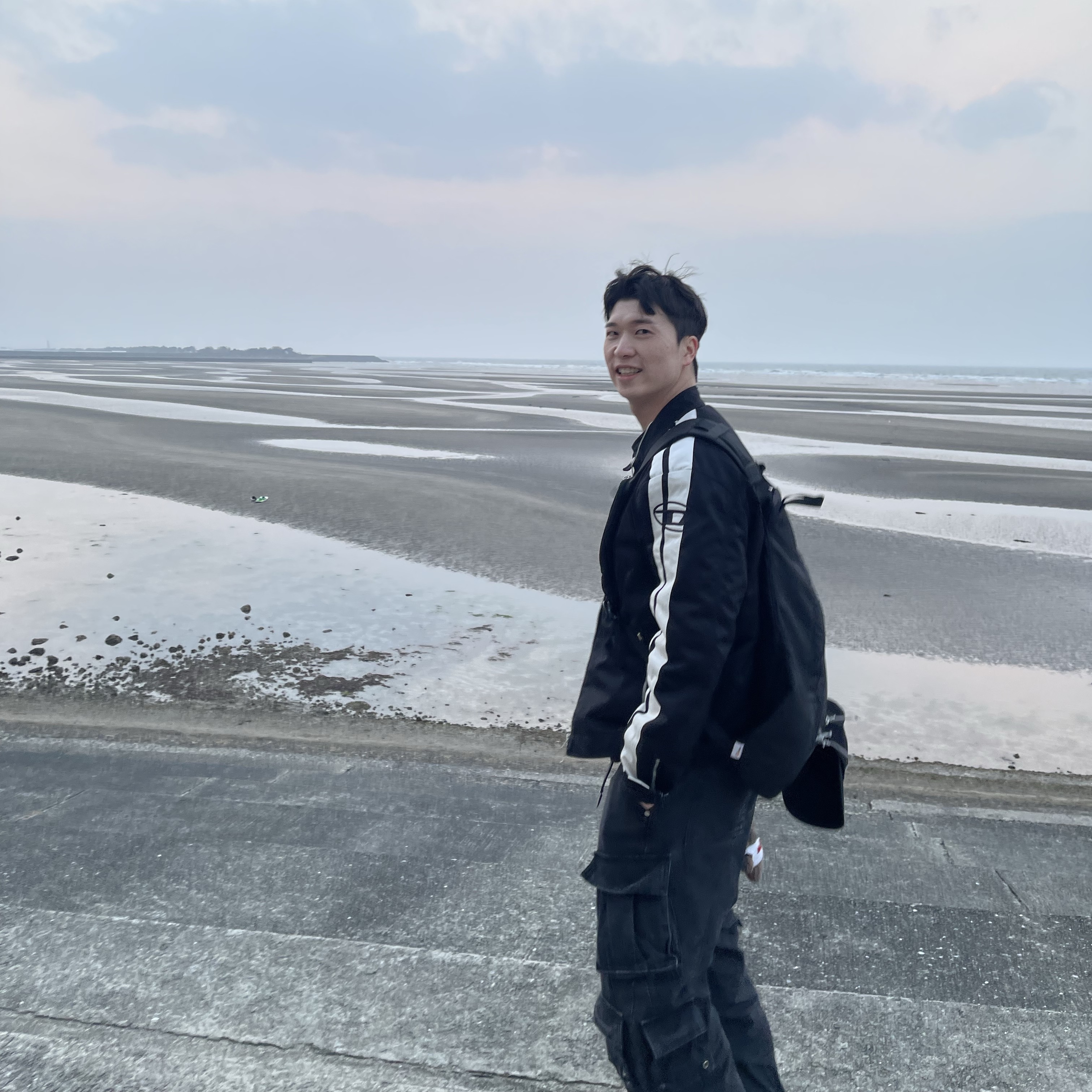 Diesel J-Beck Biker Jacket Black 착용 스타일 - 2