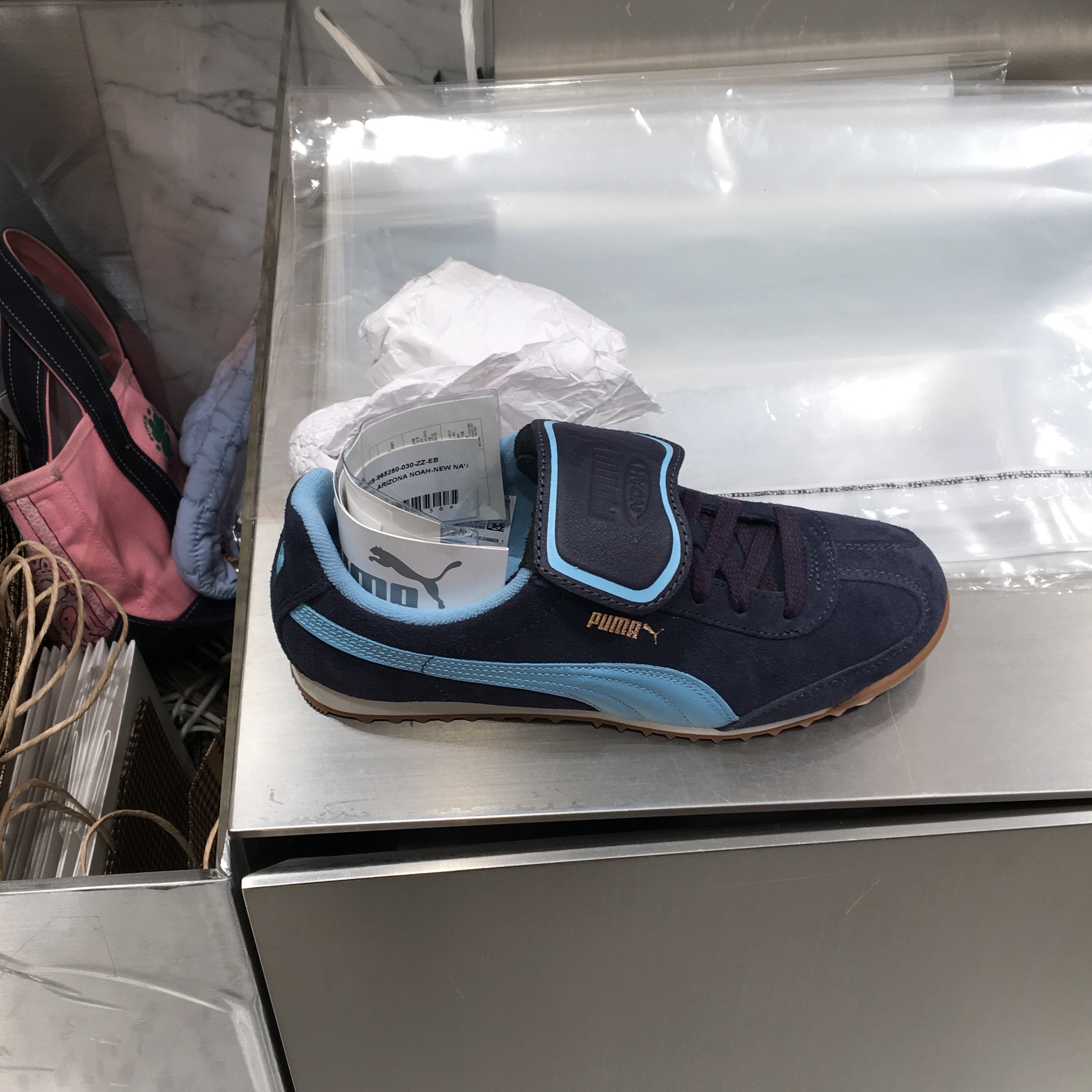 Puma x Noah Arizona New Navy Dusty Aqua 착용 스타일