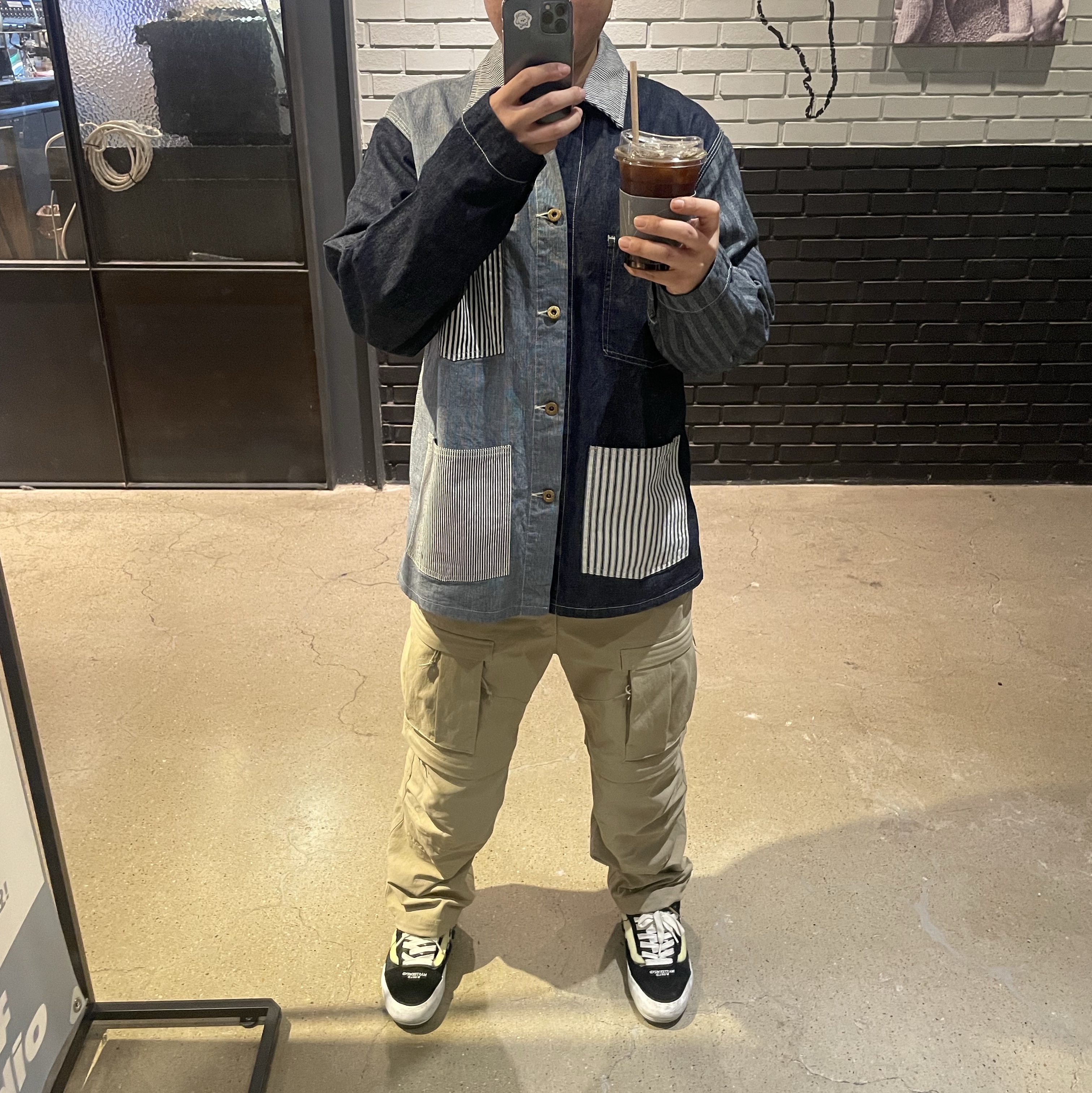 Supreme x The North Face Cargo Jacket Black - 20SS, Supreme New Era Box Logo Beanie Black - 23FW 착용 스타일 - 2