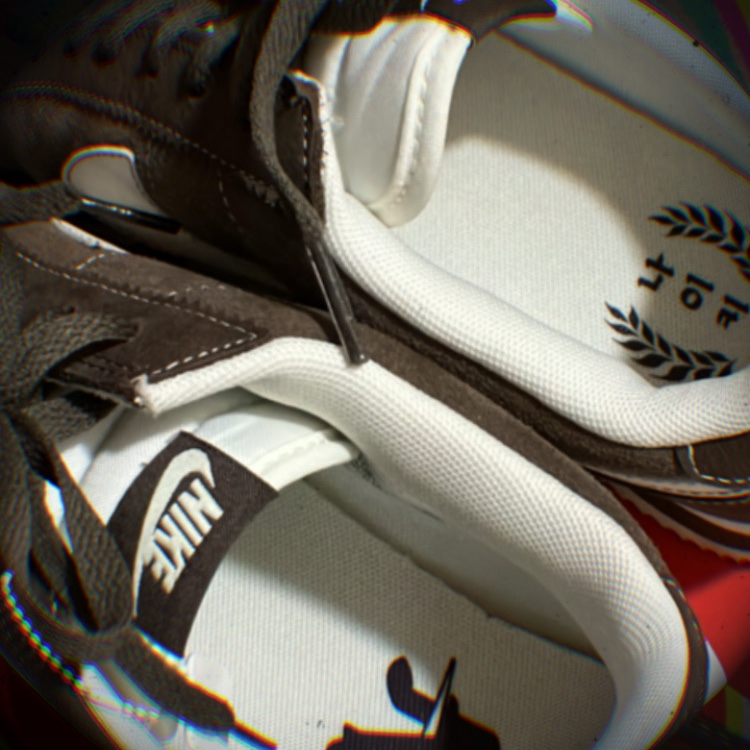 Nike Cortez SE Hangul Day Baroque Brown Sail 착용 스타일 - 2
