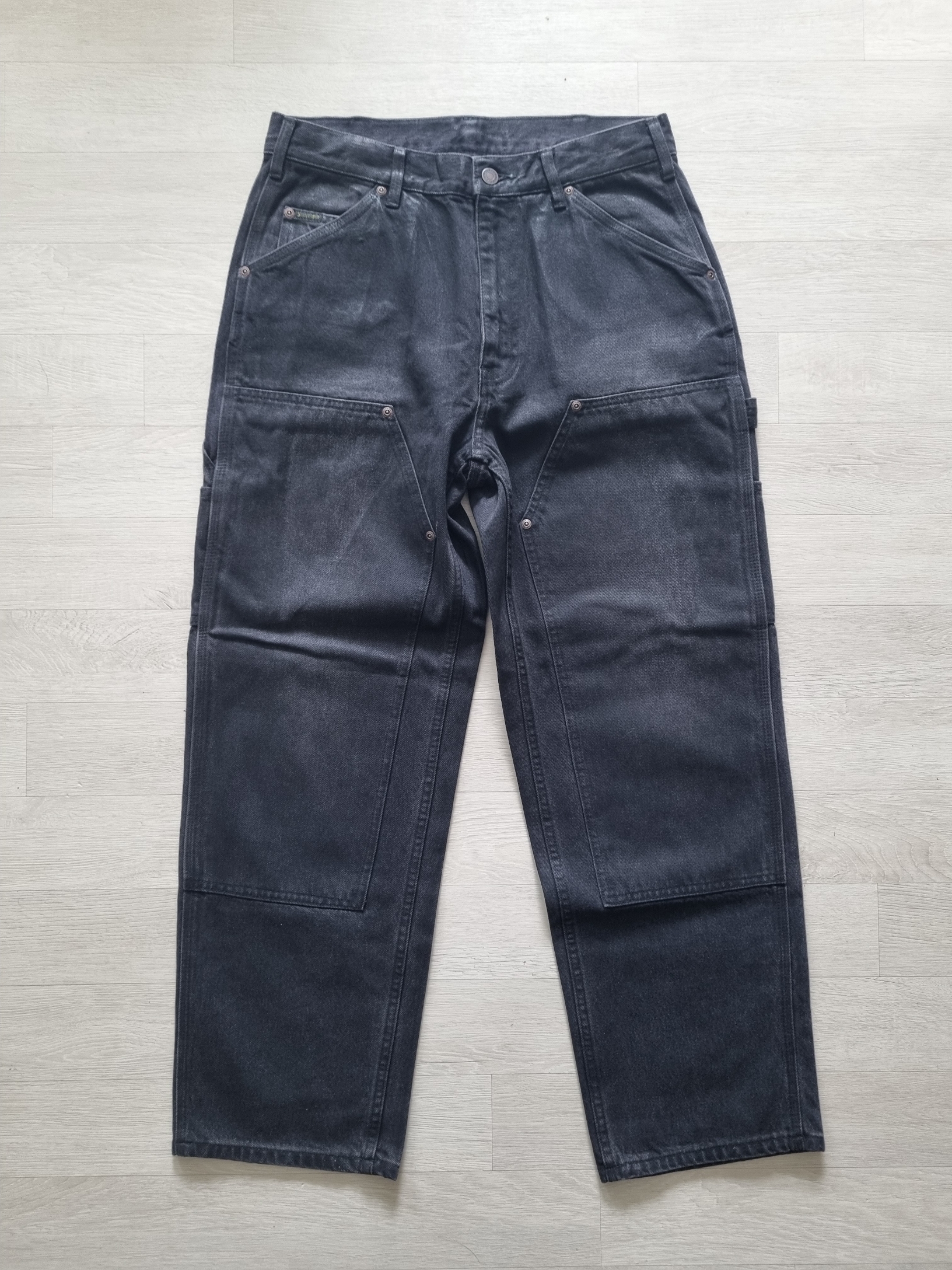 Supreme x MM6 Maison Margiela Foil Double Knee Painter Pant Black - 24SS 착용 스타일 - 1