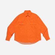 Human Made Twill Work Shirt Orange