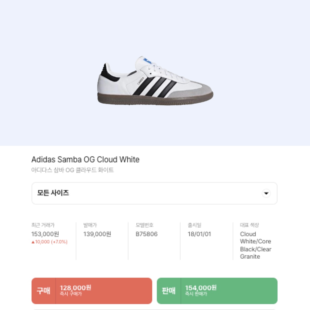 Adidas Samba OG Cloud White 착용 스타일 - 2