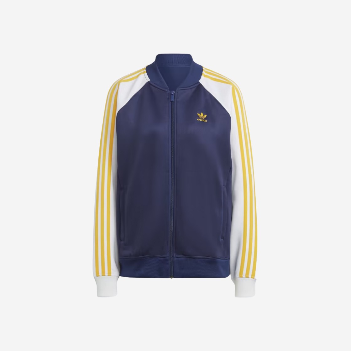 (W) Adidas Adicolor Classic Oversized SST Track Top Dark Blue - KR Sizing 상세 이미지 1