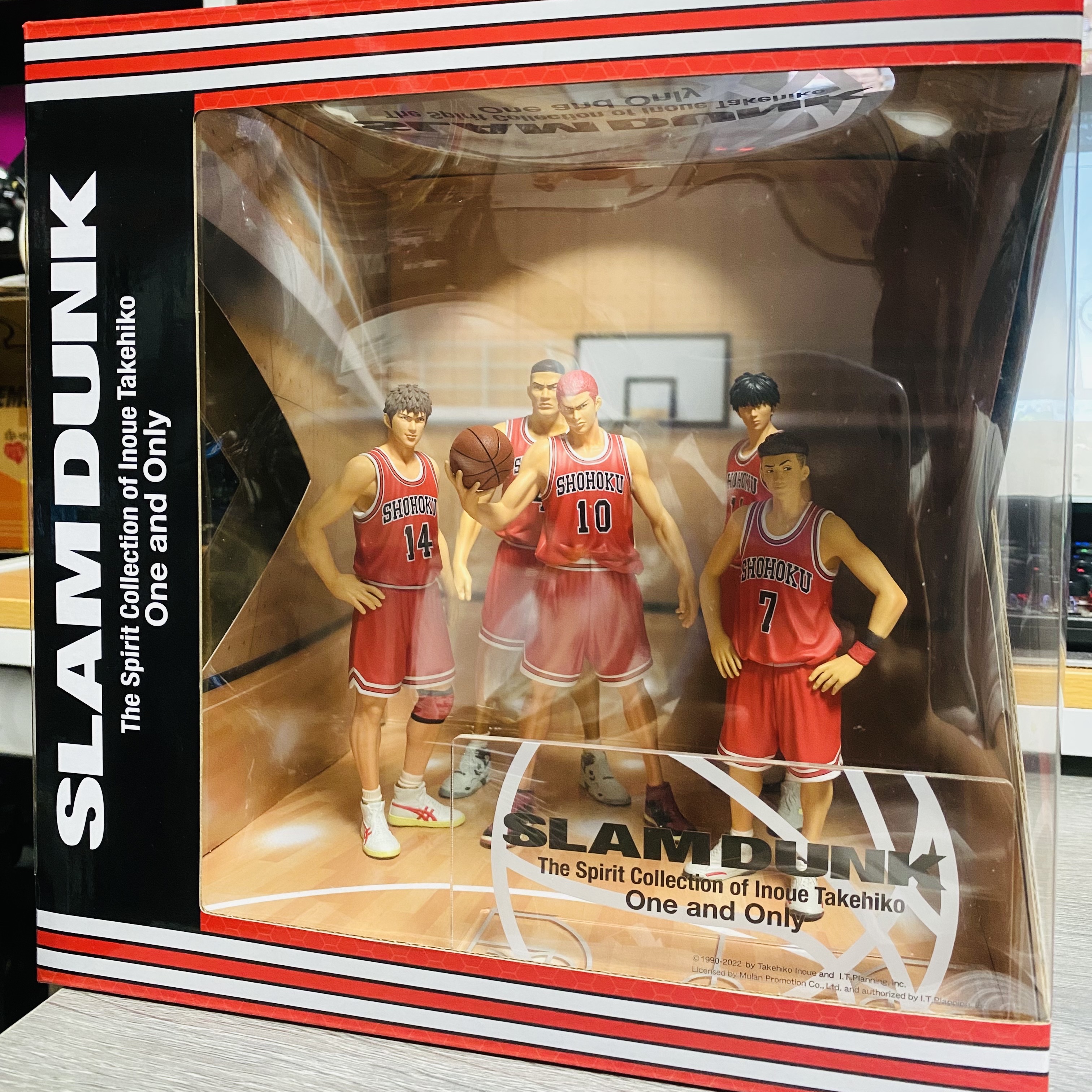 The First Slam Dunk One And Only Shohoku Starting Member Red Box Limited Ver. Set, Toei Studio The First Slam Dunk Figure Collection Buksan Set 착용 스타일 - 4