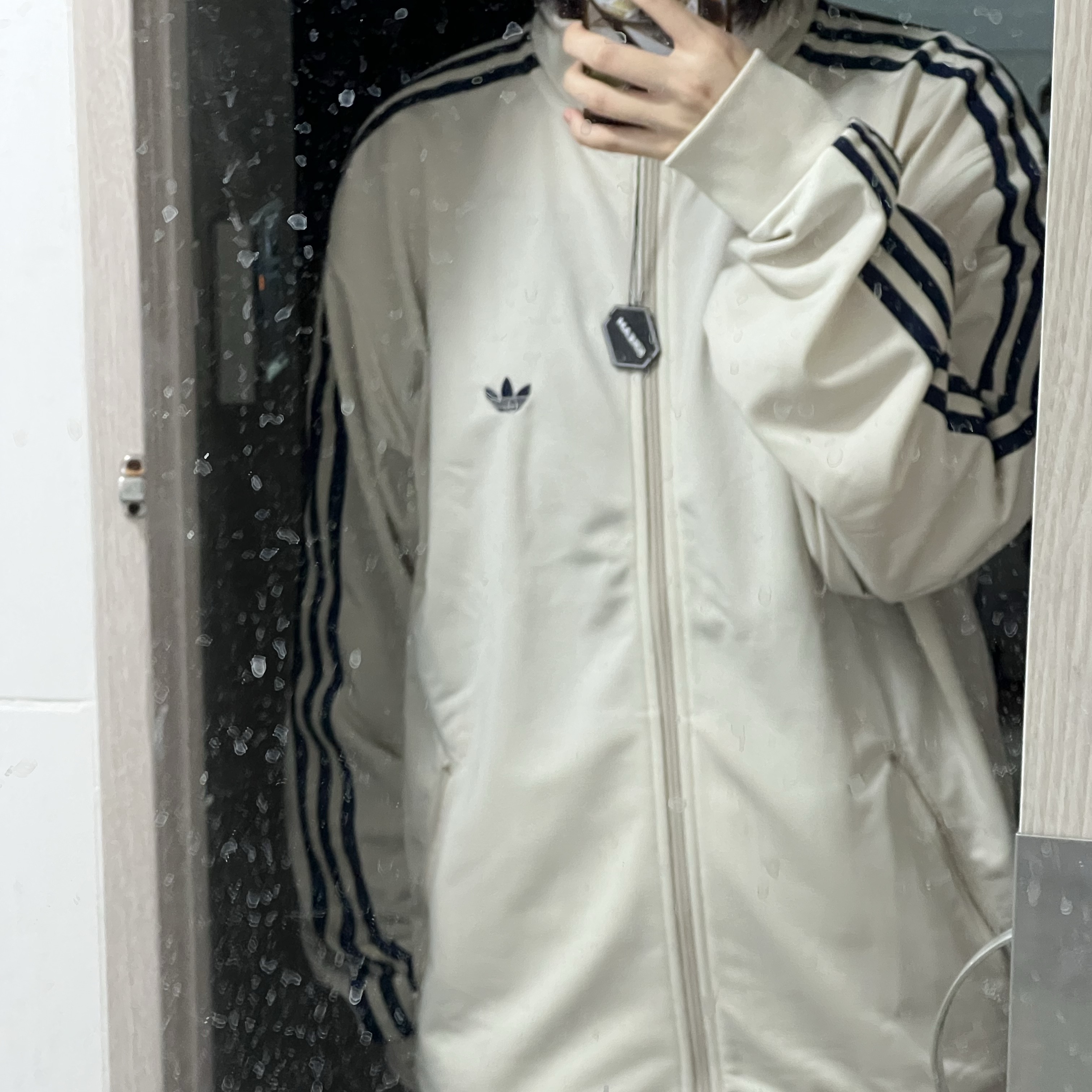 Adidas Originals Beckenbauer Track Top Bliss - KR Sizing 착용 스타일 - 2
