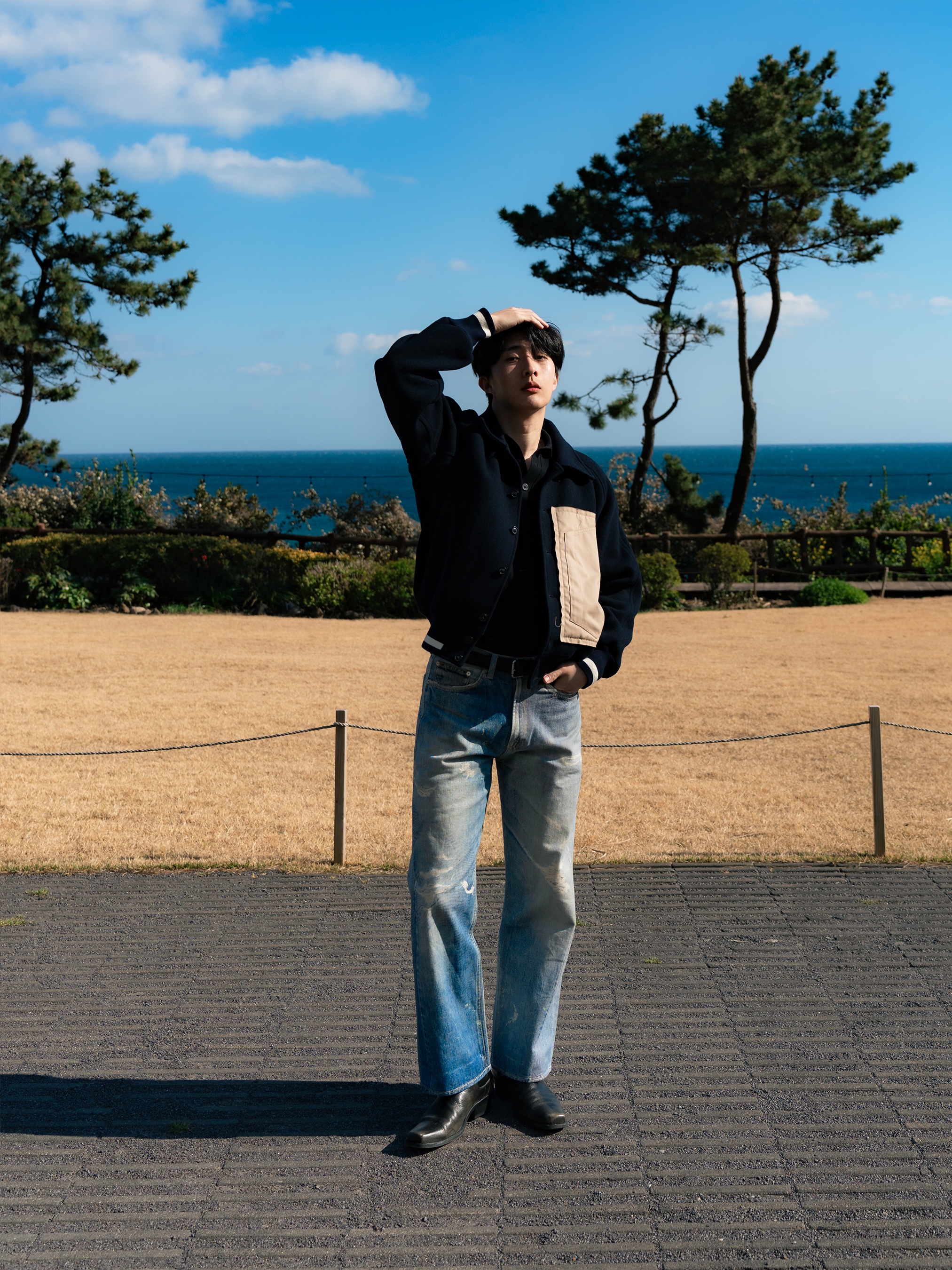 Our Legacy Third Cut Digital Denim Print 착용 스타일 - 1