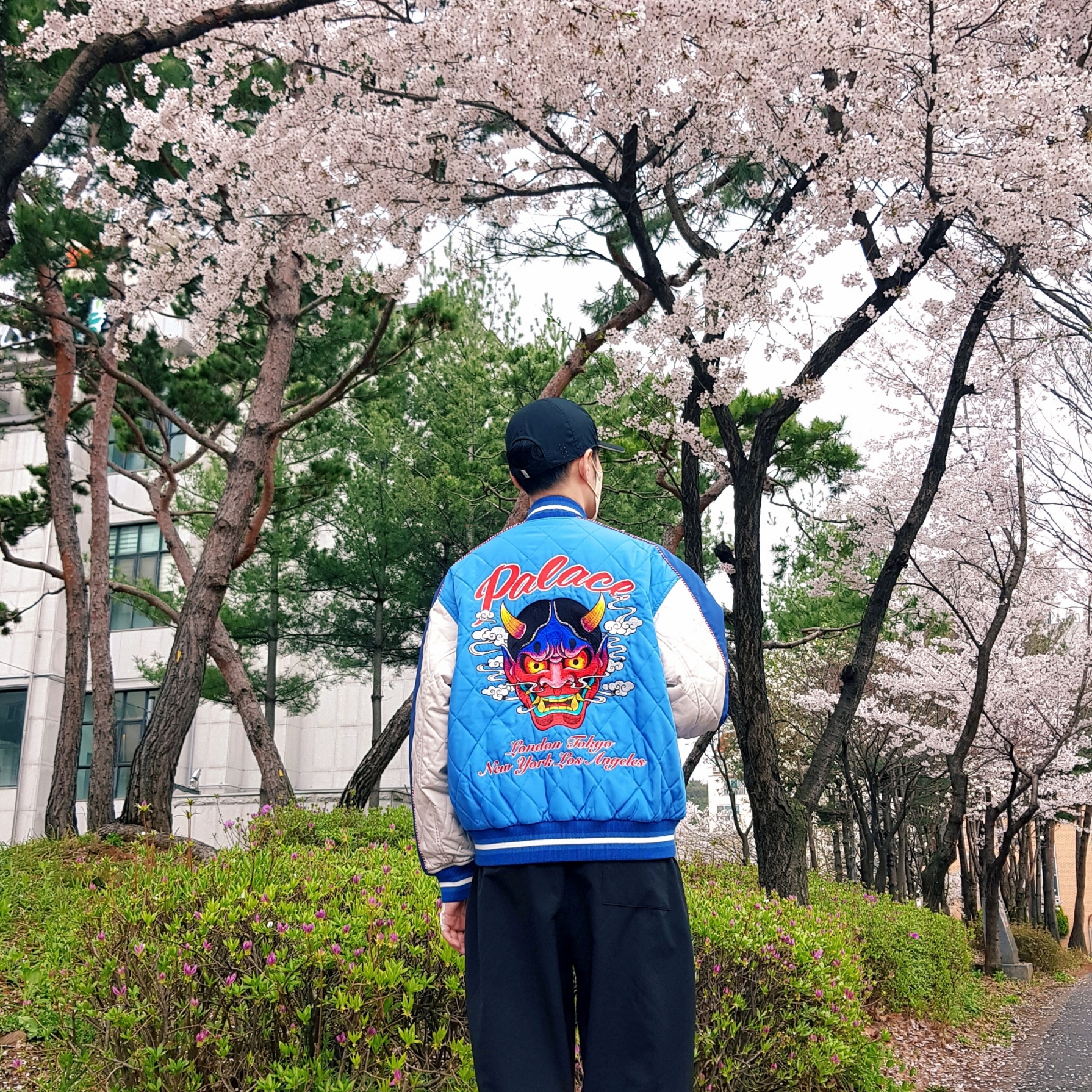 Palace Festival Bomber Jacket Ultra - 23FW, Nike x Soulgoods SB Dunk High '90s Medium Olive 착용 스타일