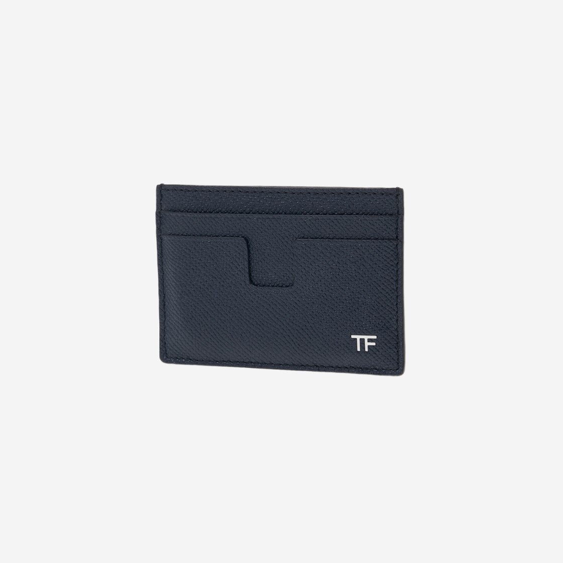 Tom Ford Small Grain Leather Card Holder Midnight Blue 상세 이미지 2