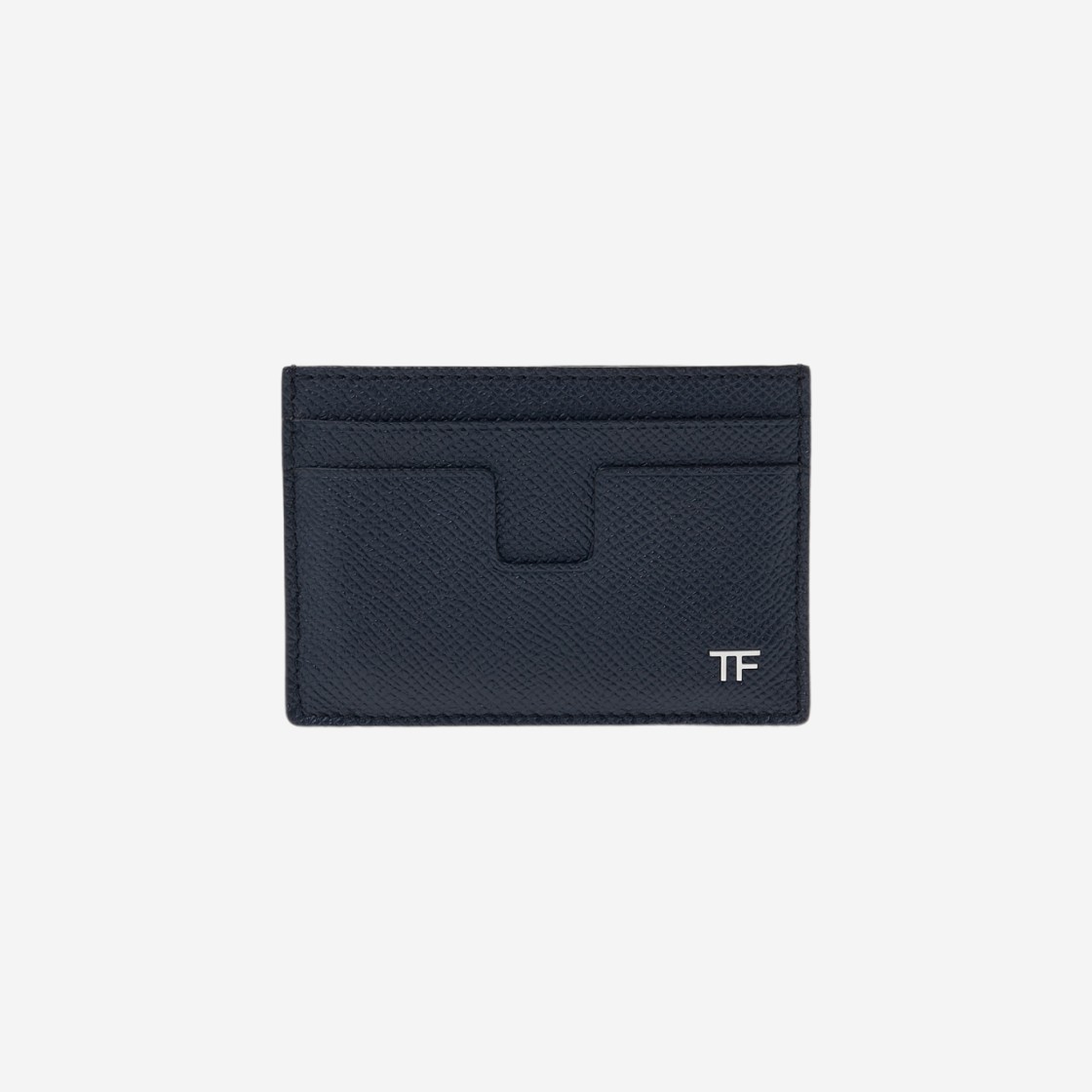 Tom Ford Small Grain Leather Card Holder Midnight Blue 상세 이미지 1