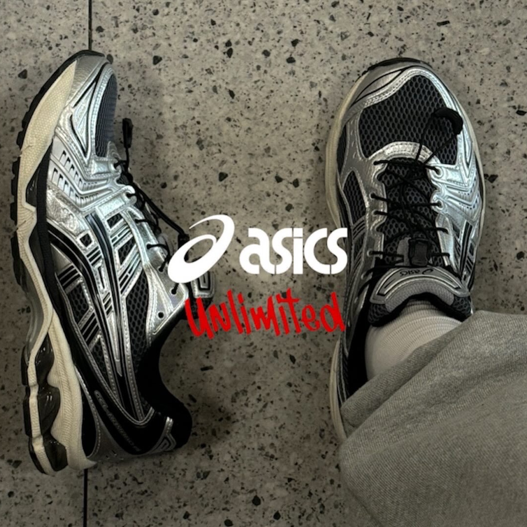 Asics Unlimited Gel-Kayano 14 Carrier Grey Black 착용 스타일 - 1