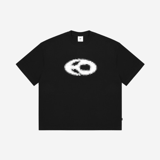 오와이 픽셀 로고 티셔츠 블랙