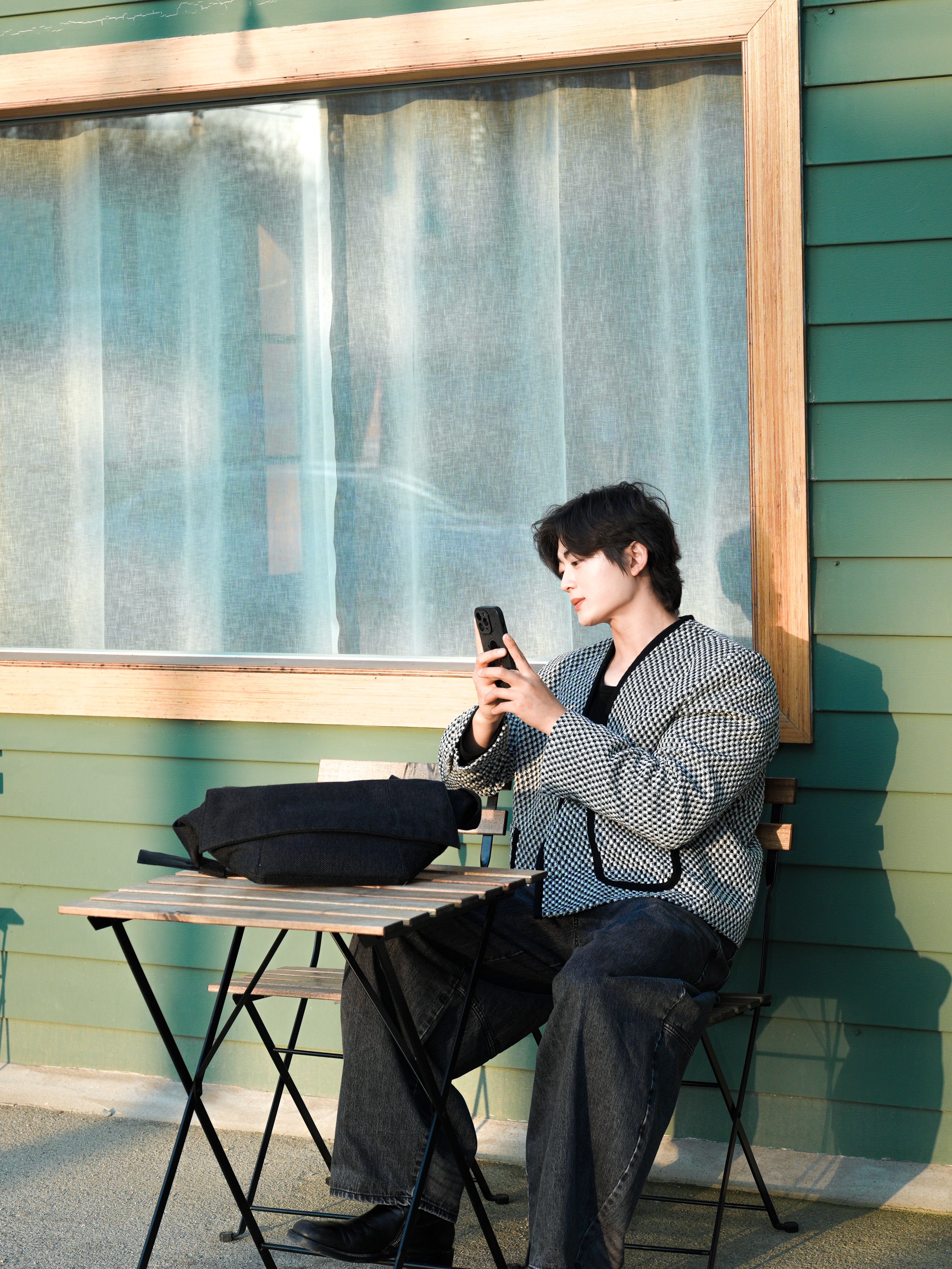 Kinchi Oddly - 701 (a) Black 착용 스타일 - 3