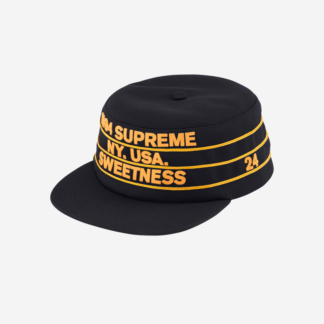 Supreme Pro Bowl Pillbox Hat Black - 24SS 상세 이미지 1