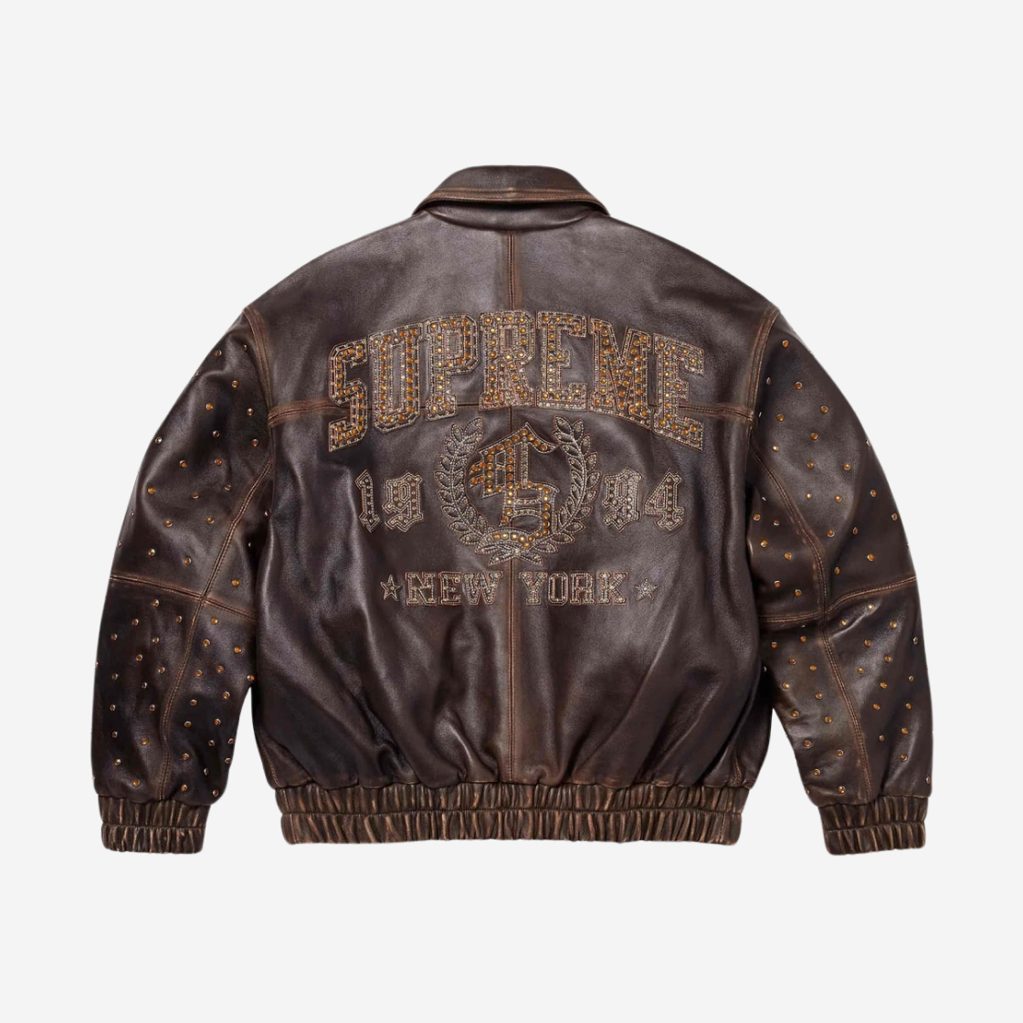 Supreme Schott Leather Racer Jacket (L)（Supreme x Schott