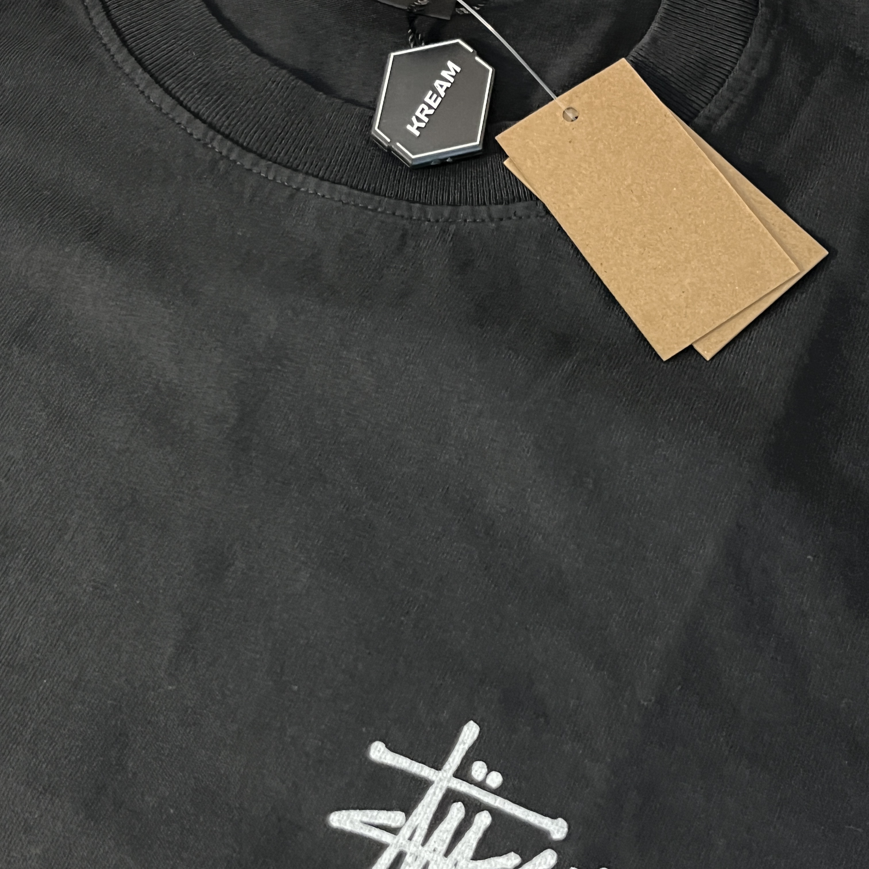Stussy Basic Stussy Pigment Dyed T-Shirt Black 2022 착용 스타일