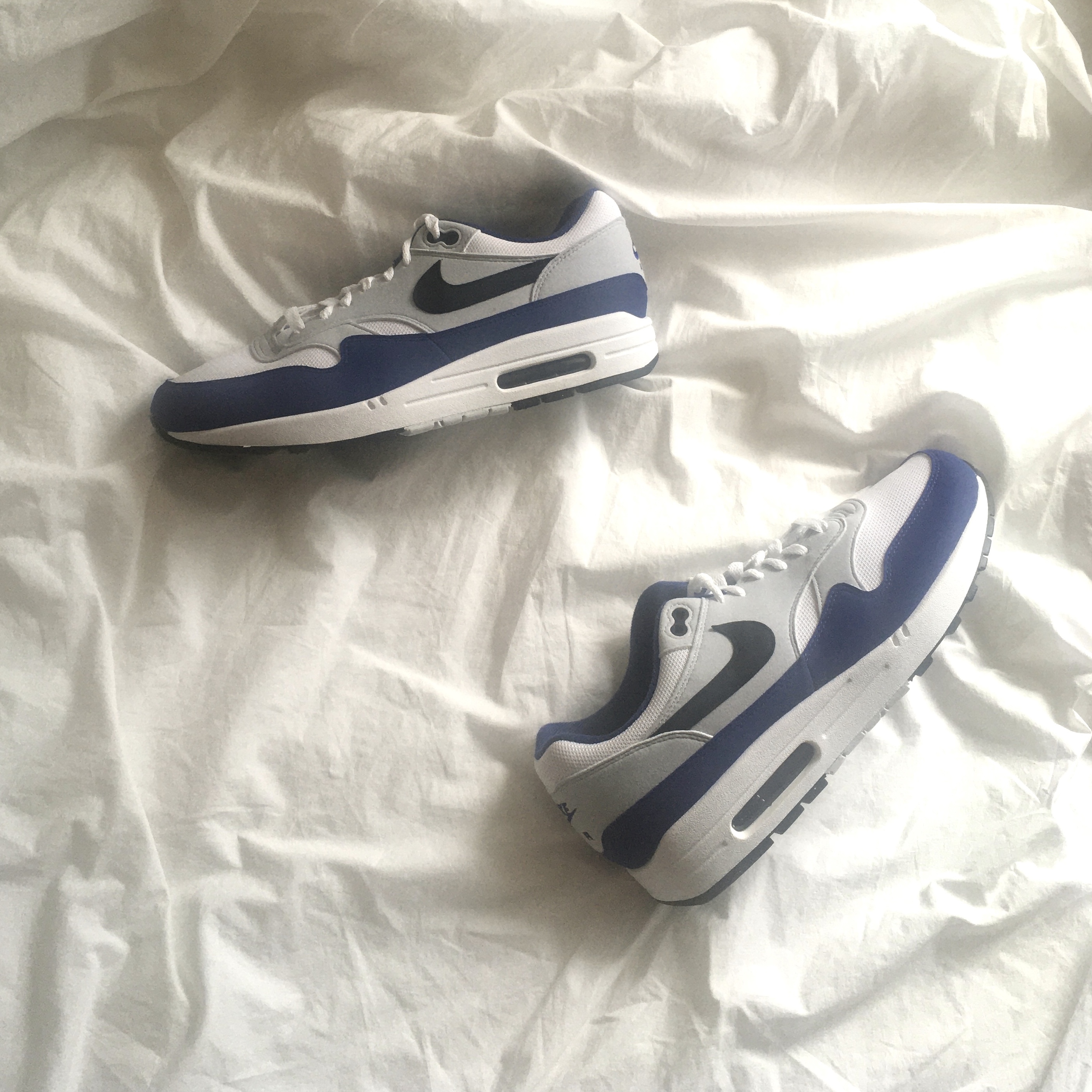 Nike Air Max 1 Deep Royal Blue 착용 스타일