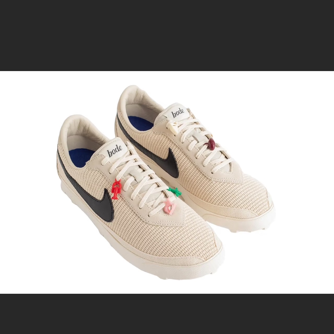 Nike x Bode Astrograbber SP Light Cream and Black, Nike x Bode Astrograbber SP Black and Coconut Milk 착용 스타일 - 2