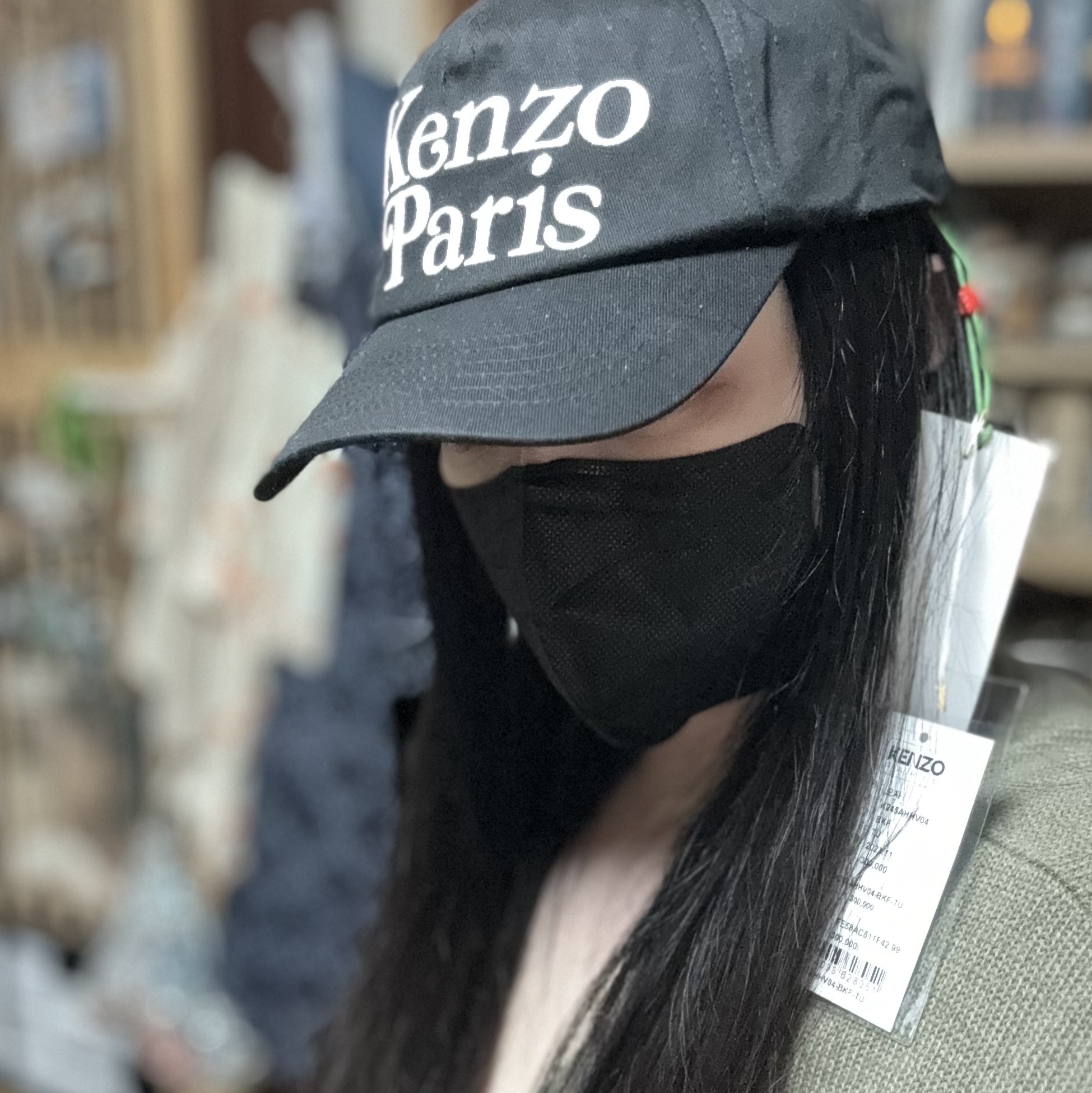 Kenzo x Verdy Paris Cap Black 착용 스타일