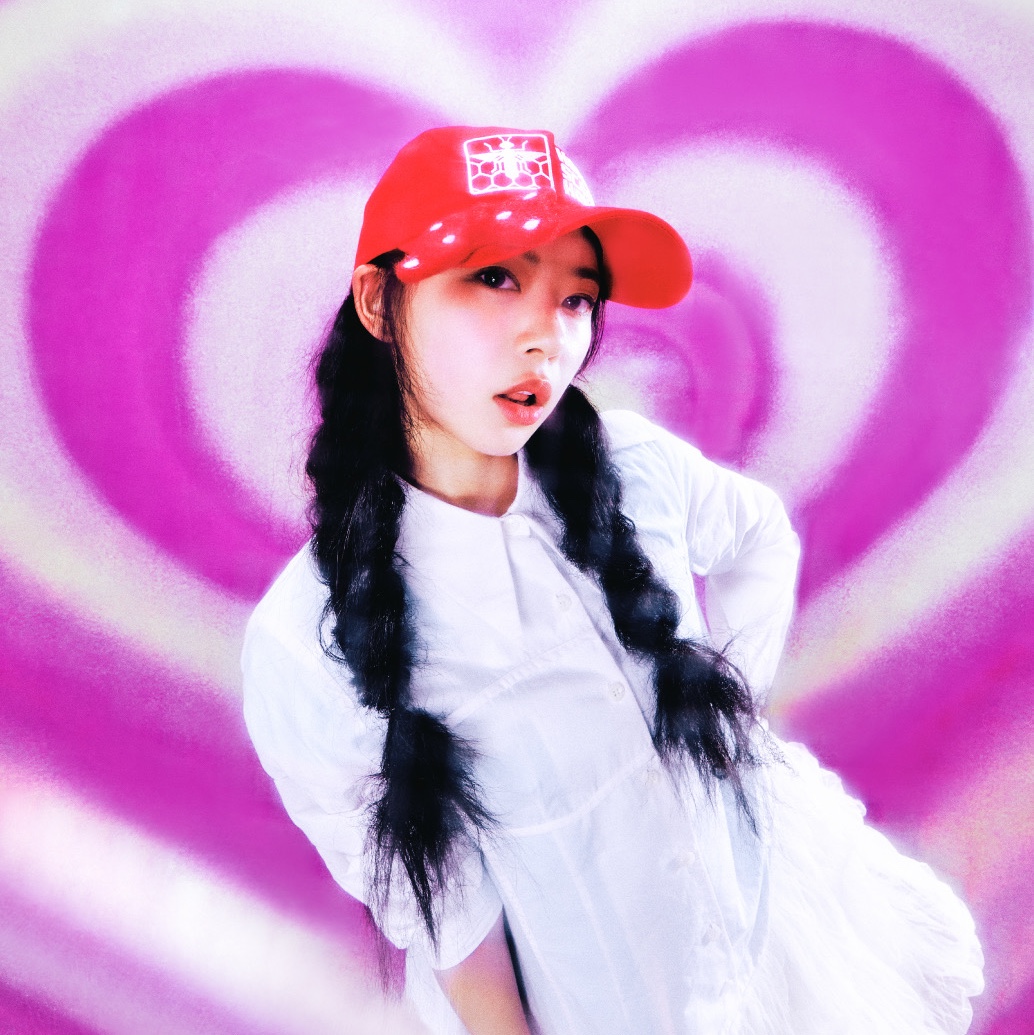 Honey Scoop House Honey Comb Cap Red 착용 스타일 - 2