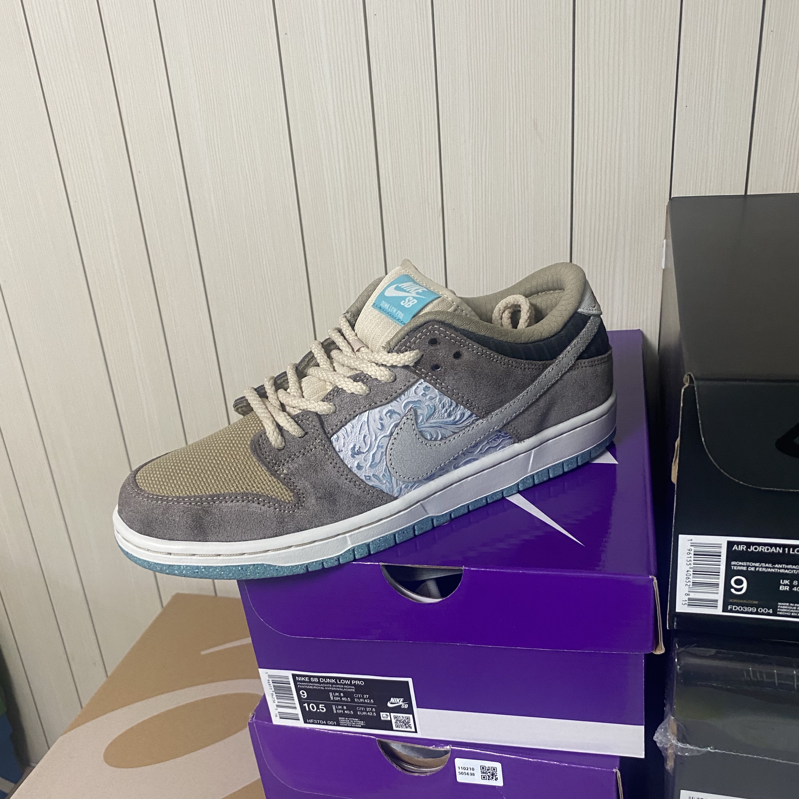 Nike SB Dunk Low Pro Big Money Saving 착용 스타일 - 1