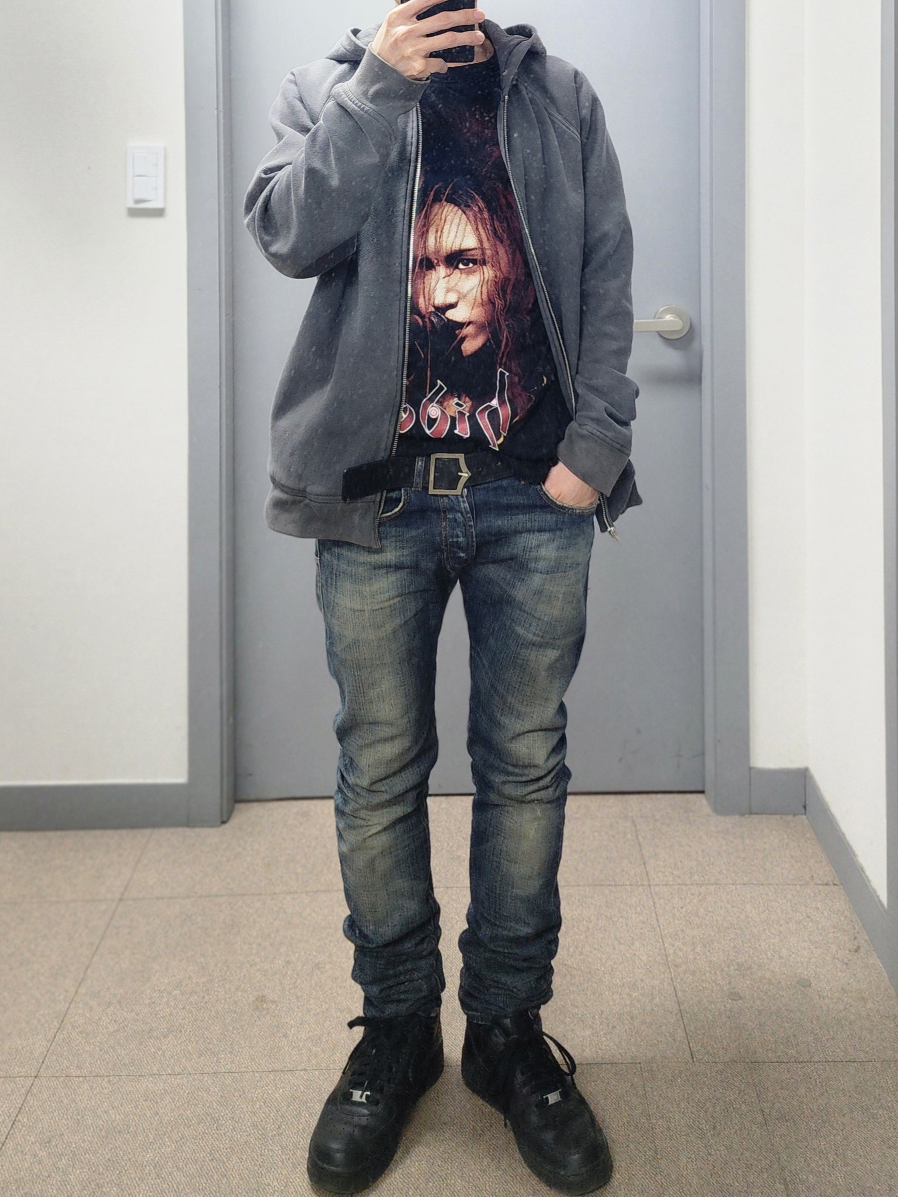 Undermycar Garga Gashutein 6 Placket Twin Zip Bomber Turquoise - 24SS 착용 스타일 - 3
