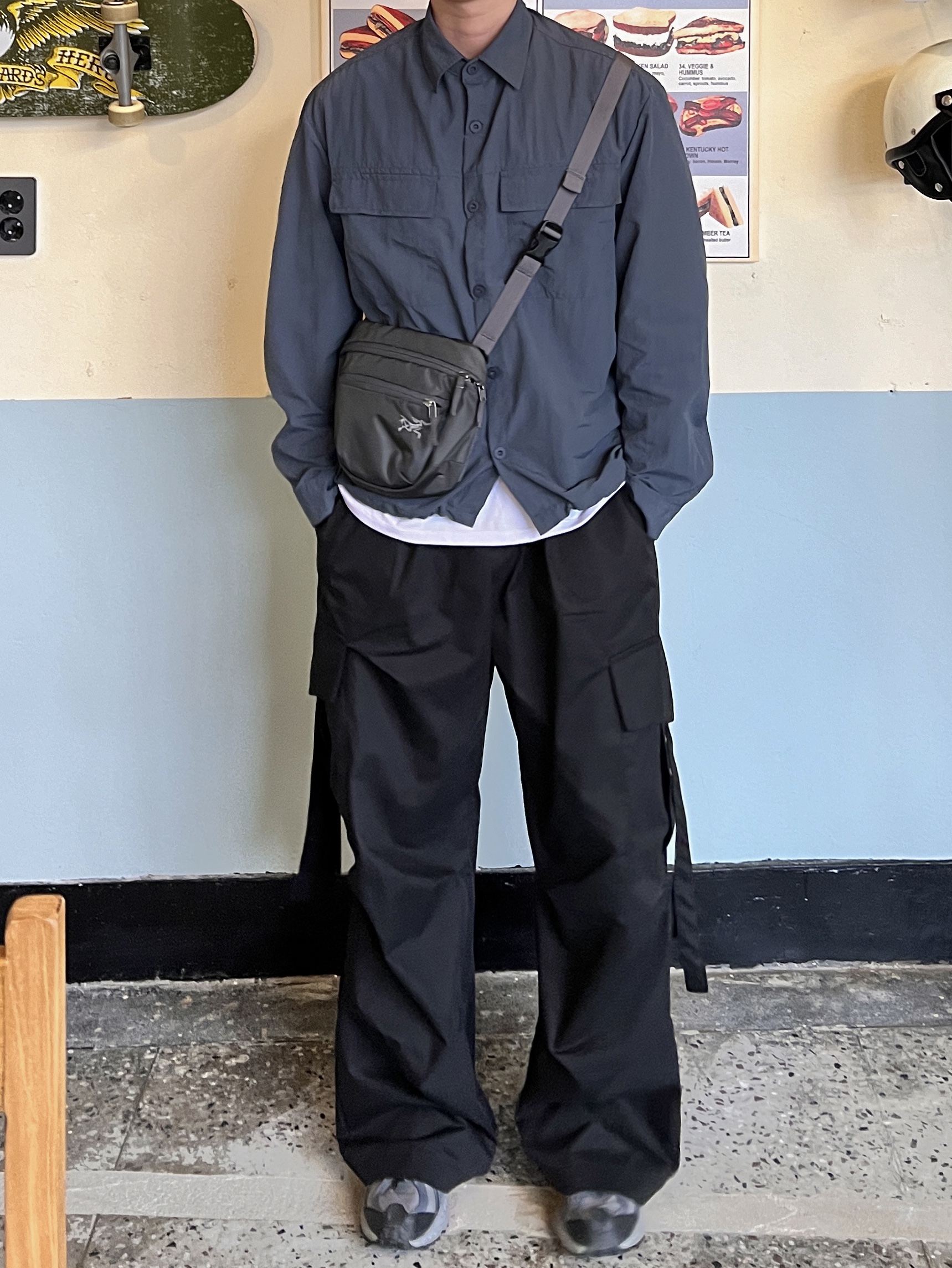 Arc'teryx Mantis 1 Waistpack Black 착용 스타일 - 4