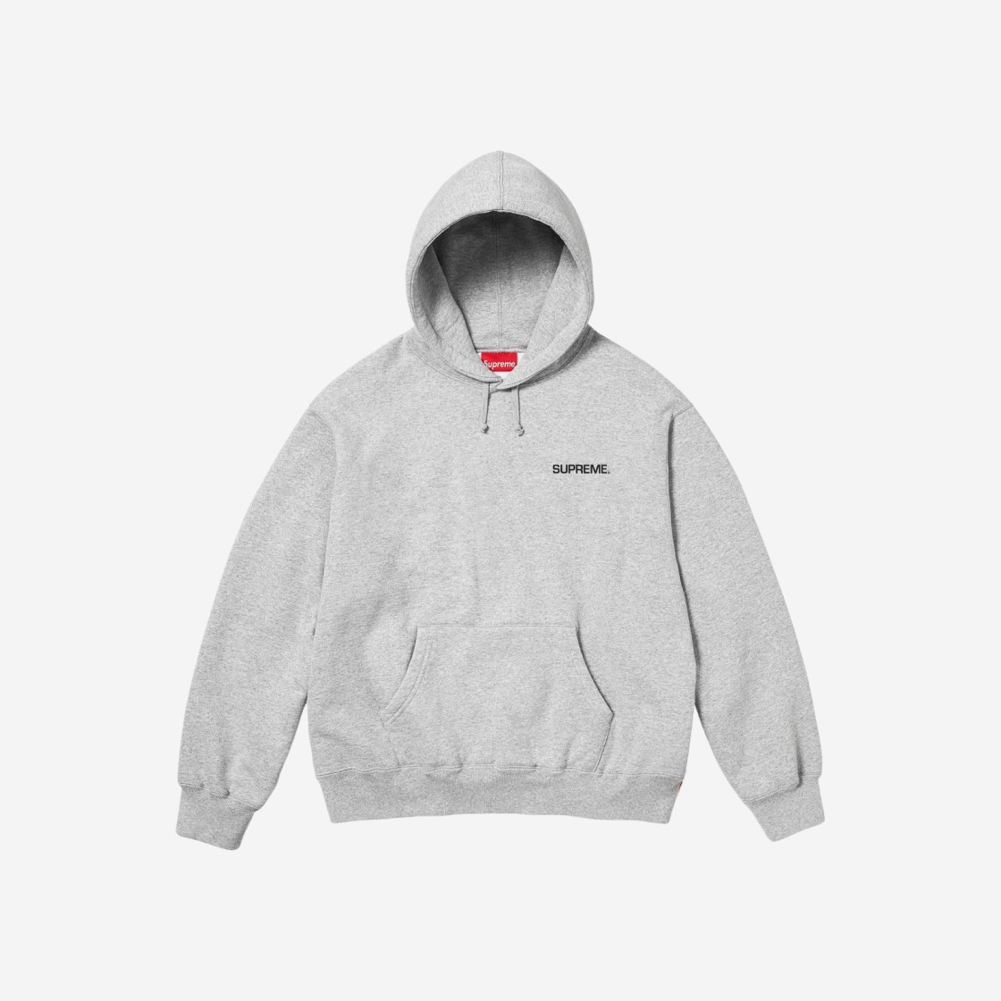 Supreme Immortal Hooded Sweatshirt Heather Grey - 24SS 상세 이미지 2