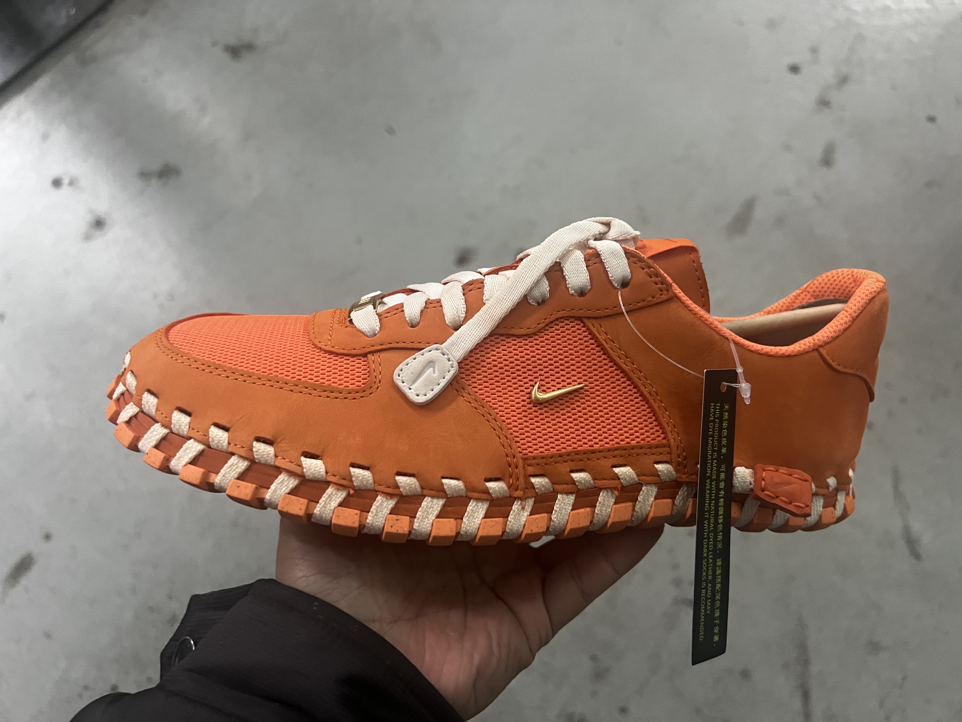 Nike x Jacquemus J Force 1 Low LX SP Orange 착용 스타일