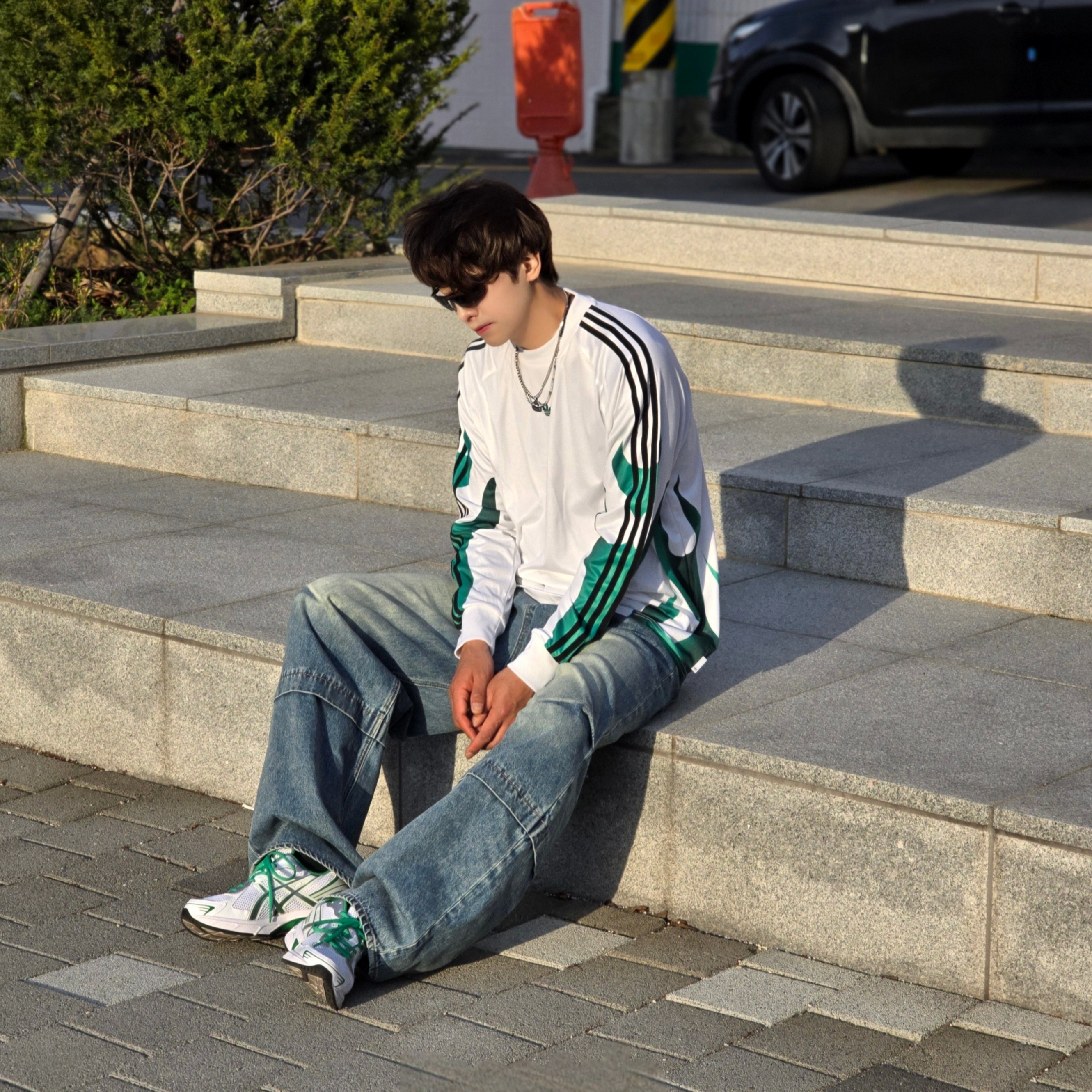 Asics Gel-1130 White Pure Silver - Folder Exclusive 착용 스타일 - 4