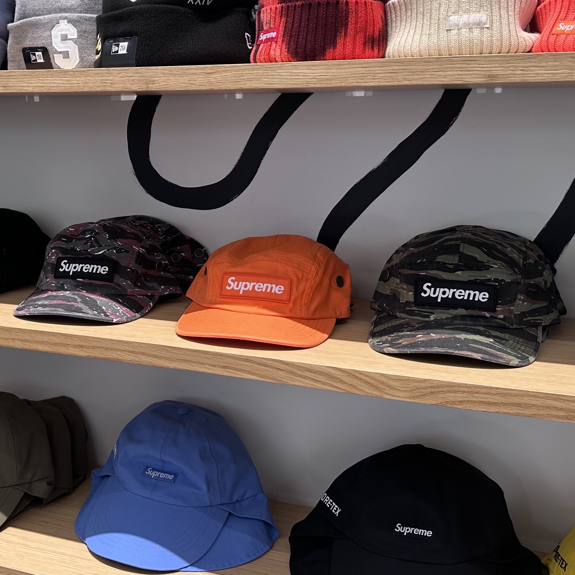 Supreme Military Camp Cap Olive Tiger Camo - 24SS 착용 스타일