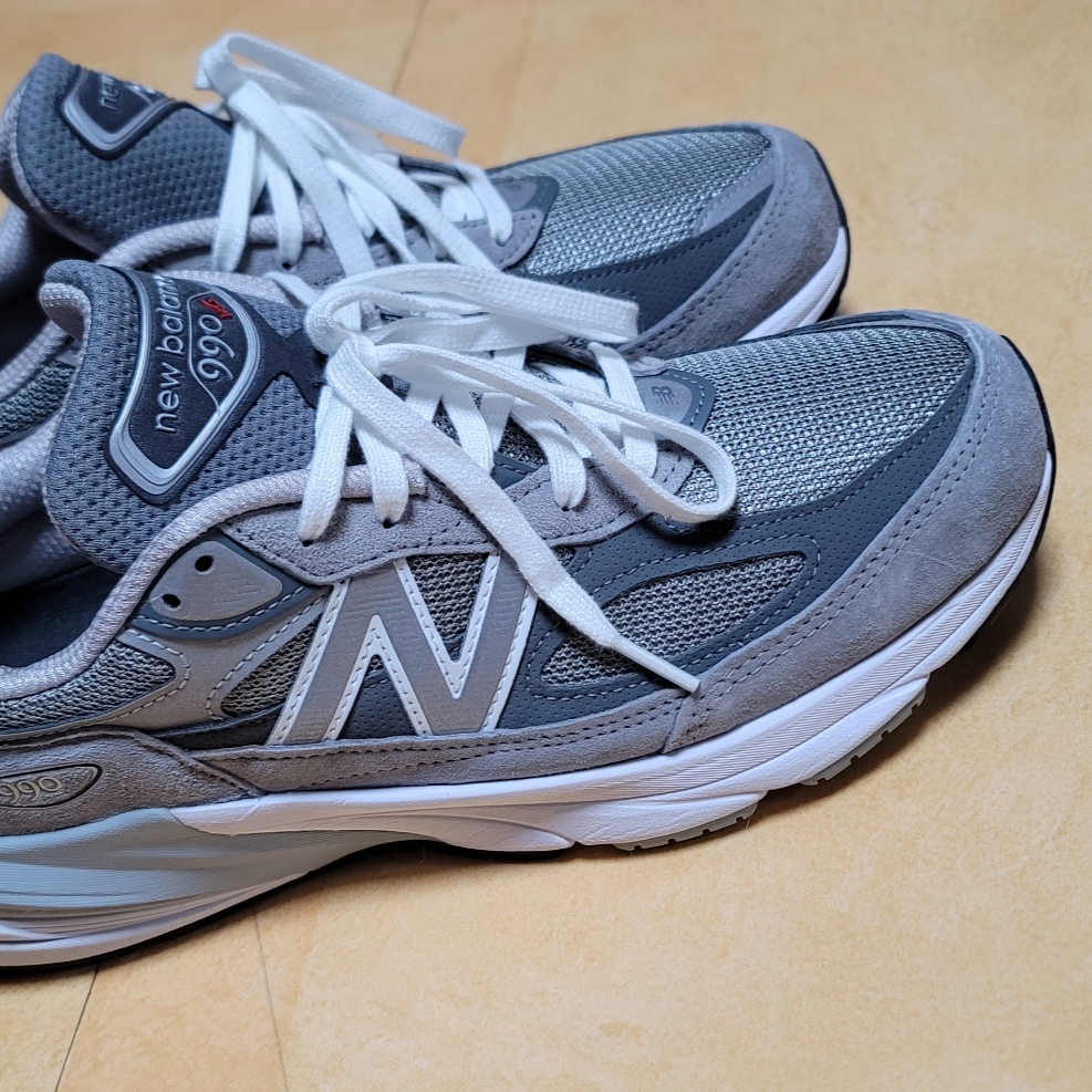 New Balance 990v6 Made in USA Grey - D Standard 착용 스타일 - 2