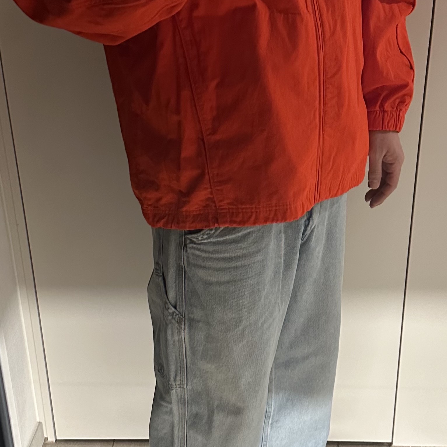 Supreme x Umbro Cotton Ripstop Track Jacket Red - 23FW 착용 스타일 - 1
