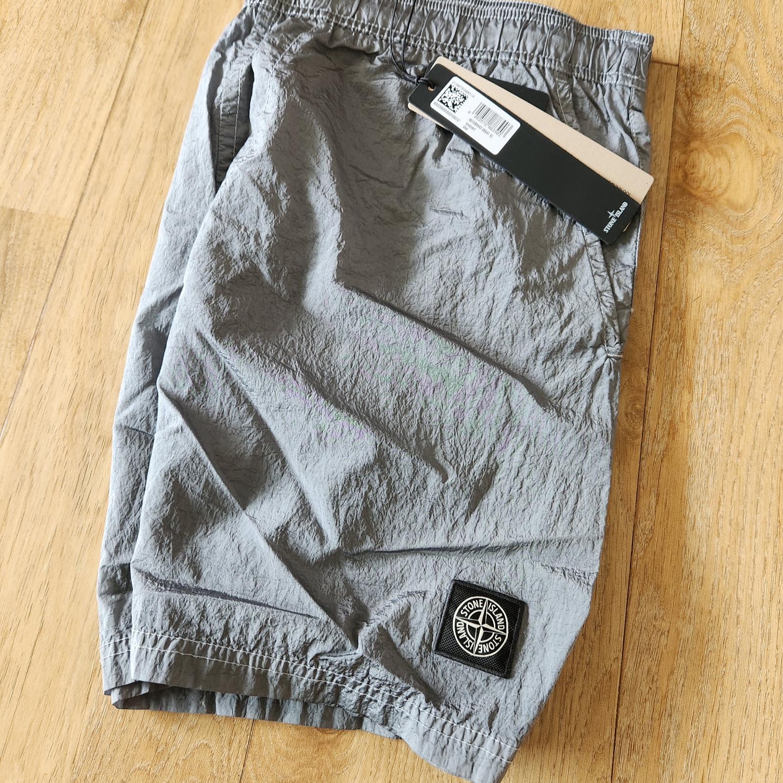 Stone Island B0943 Nylon Metal Swimming Trunk Sky Blue - 24SS 착용 스타일 - 1