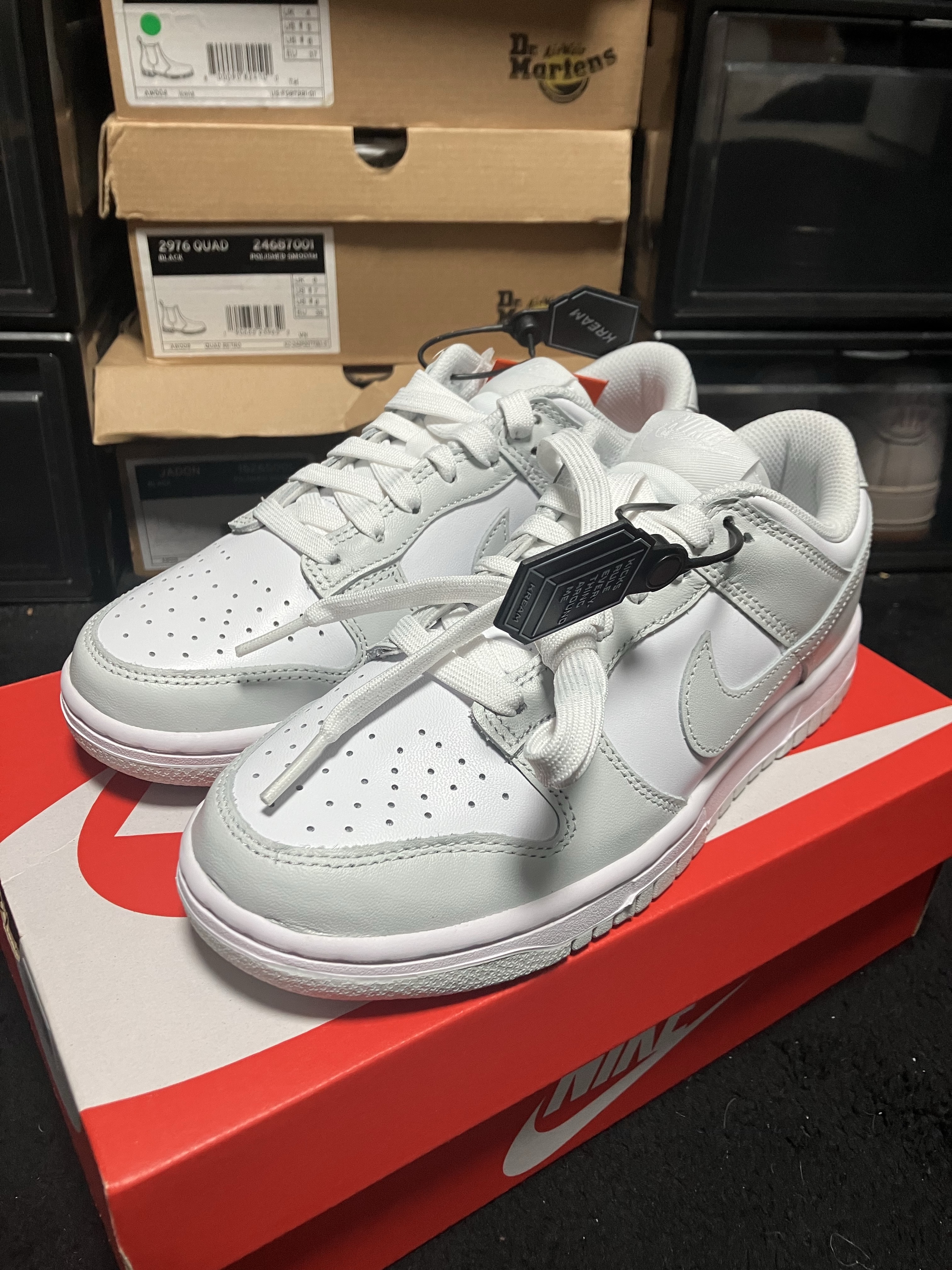 (W) Nike Dunk Low Photon Dust 착용 스타일 - 2