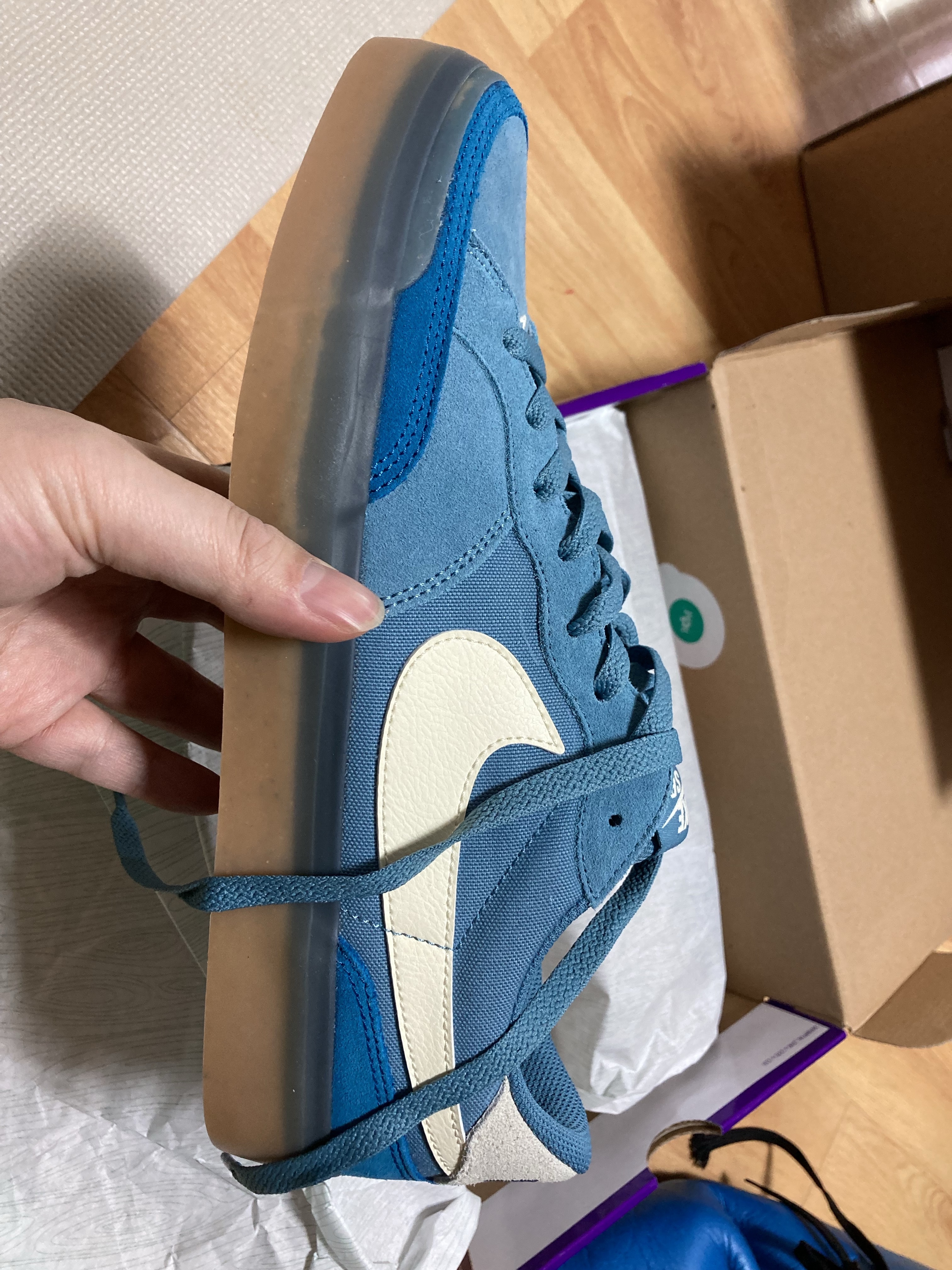 Nike SB Zoom Pogo Plus Noise Aqua 착용 스타일