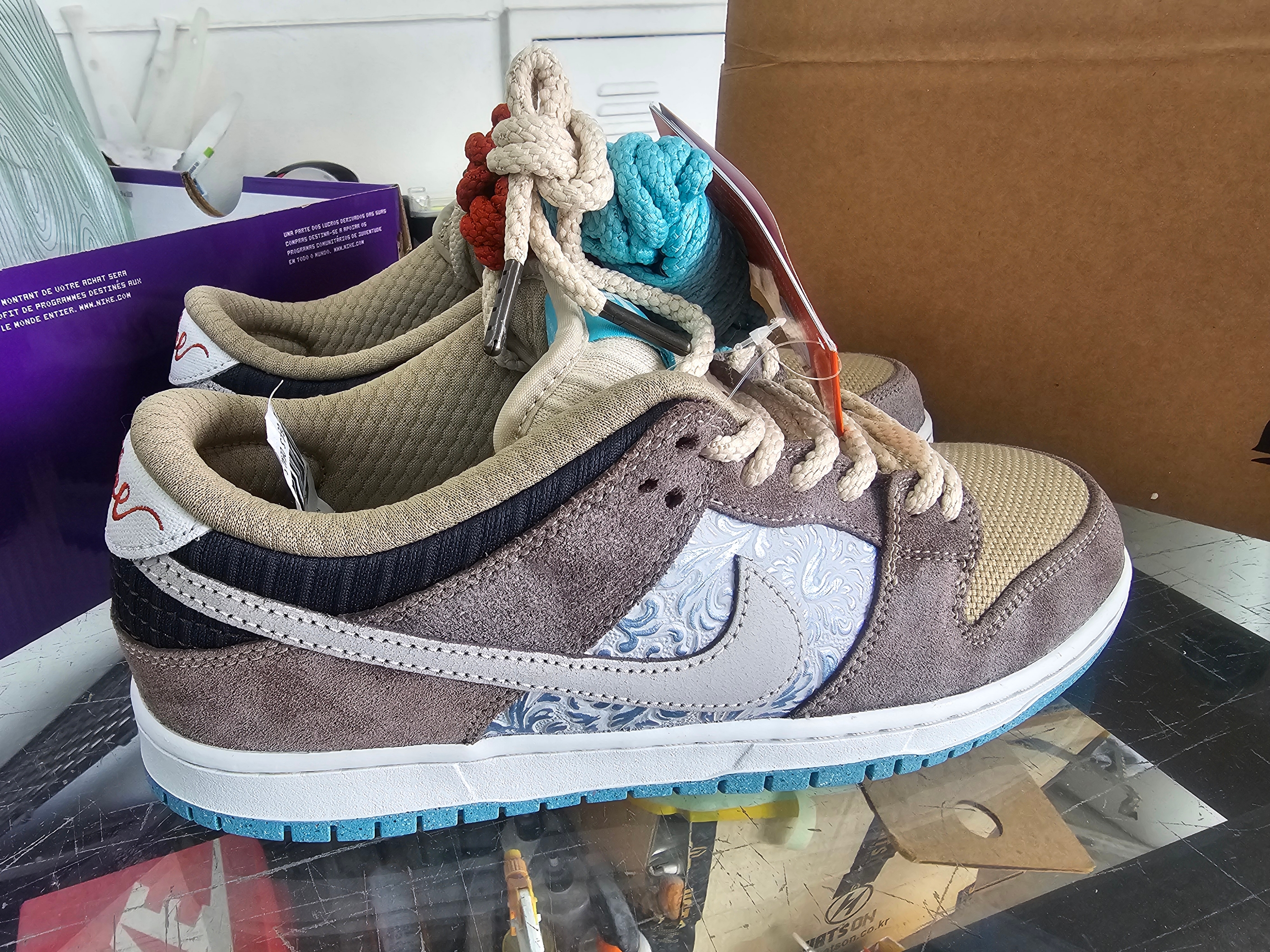 Nike SB Dunk Low Pro Big Money Saving 착용 스타일 - 1