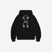 Karactor Orion Patched Hoodie Black