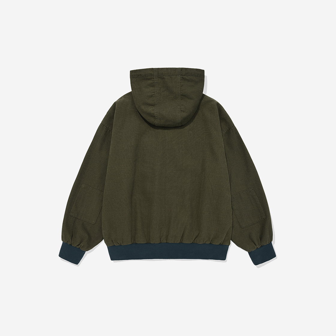 카락터 오르테가 워크 후드 집업 카키(Karactor Ortega Work Hooded Zip Up Khaki) - 2