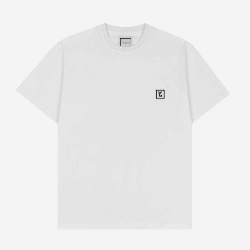 Wooyoungmi Cotton Back Logo T-shirt White - 23SS 착용 스타일 - 2