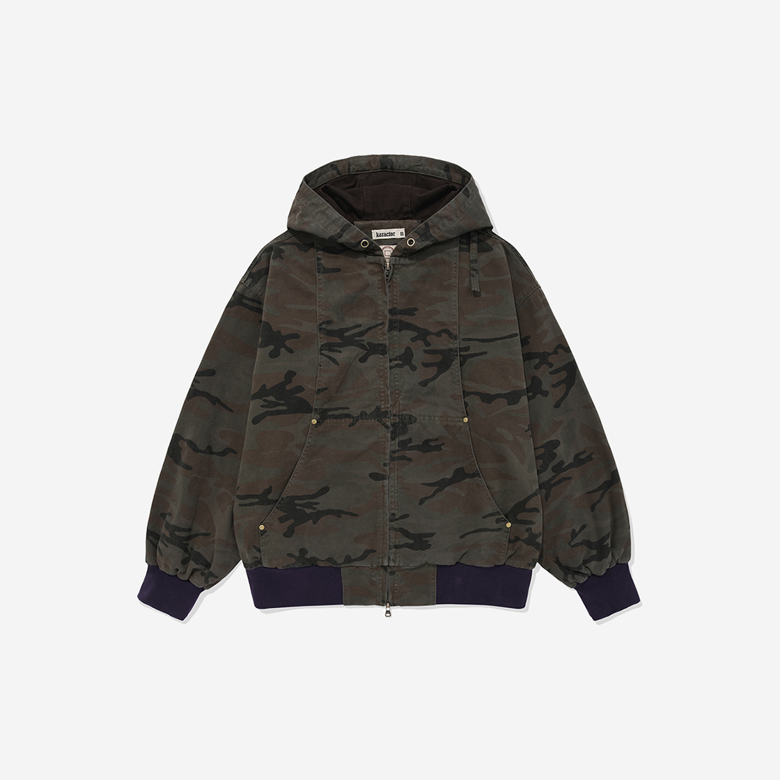 [KREAM 단독] 카락터 정글 워크 후드 집업 카모([KREAM 단독] Karactor Jungle Work Hooded Zip Up Camo)