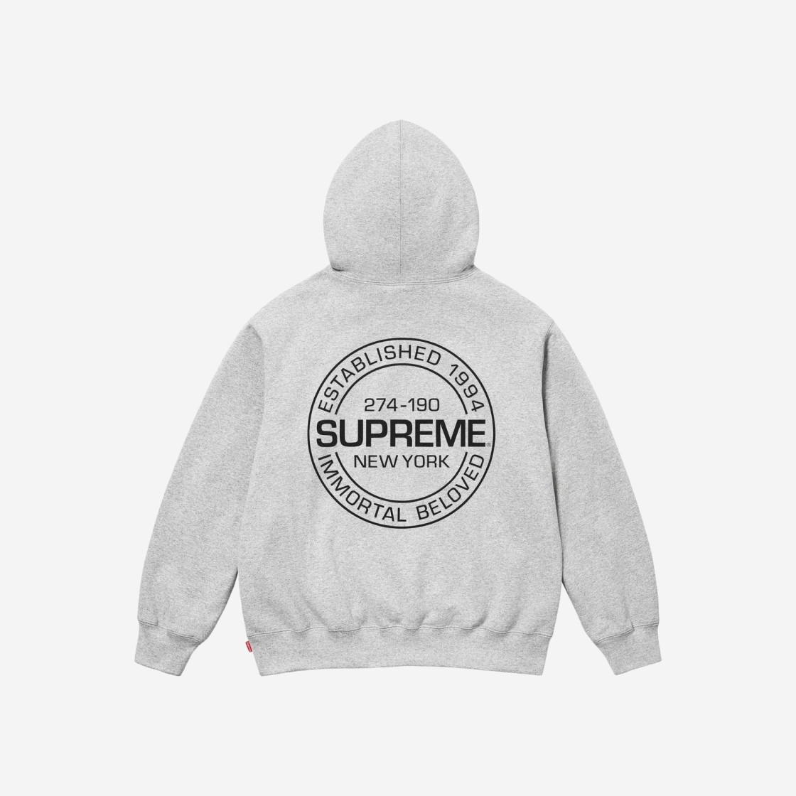 Supreme Immortal Hooded Sweatshirt Heather Grey - 24SS 상세 이미지 1