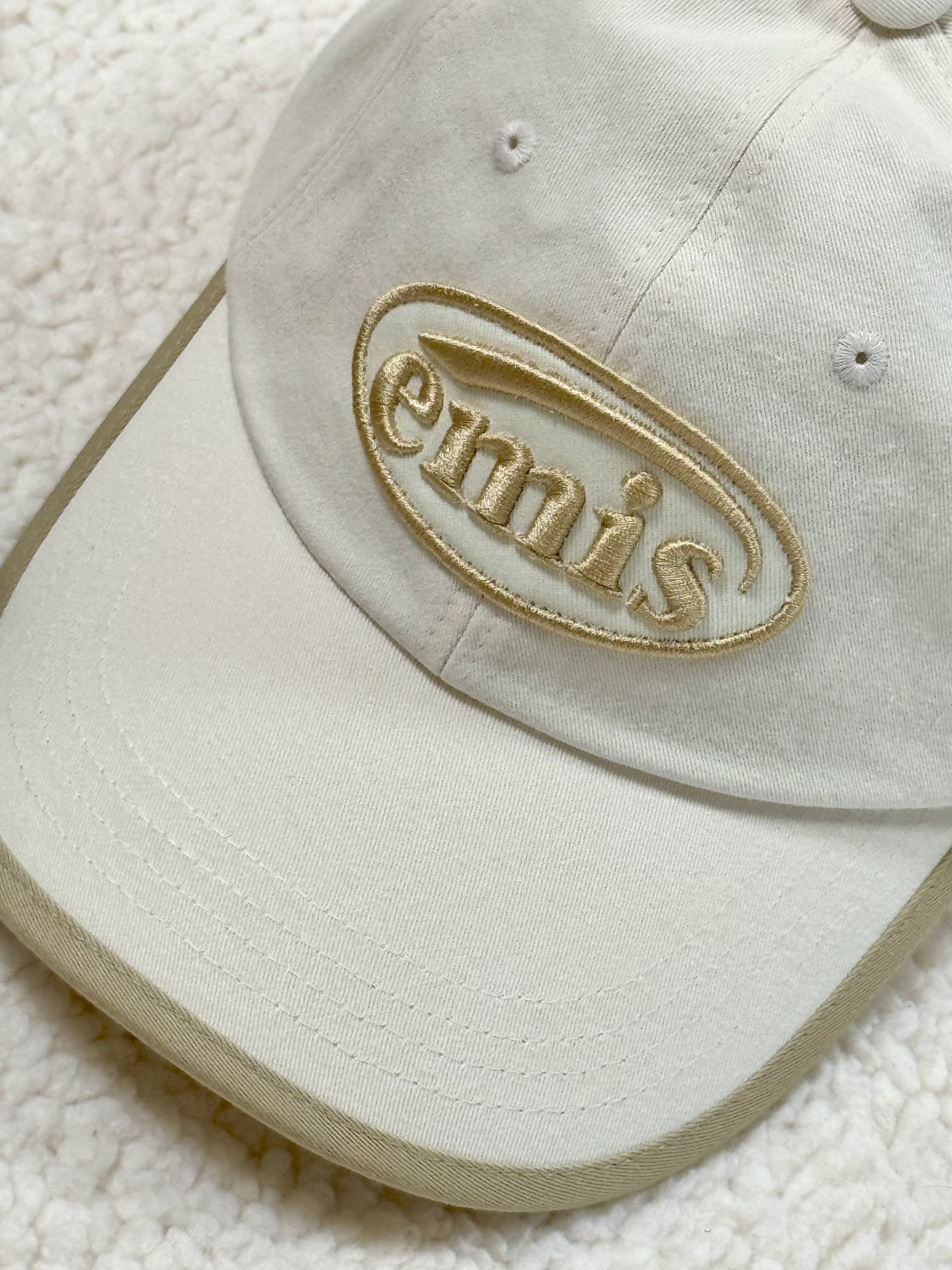 Emis Beige Trimming Ball Cap Cream, Emis Star Bag Beige 착용 스타일 - 4
