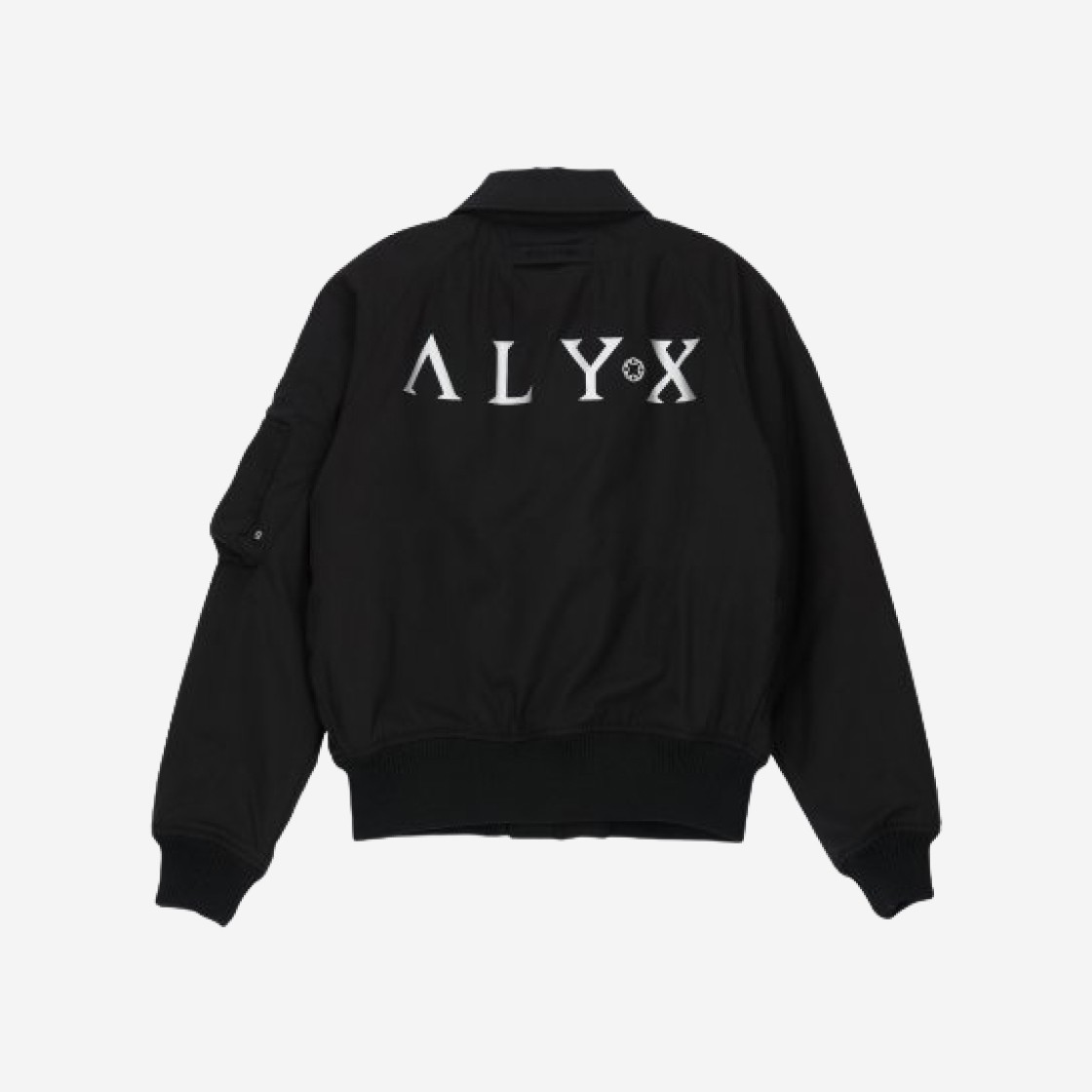 1017 Alyx 9SM Arch Logo Bomber Jacket Black 상세 이미지 2