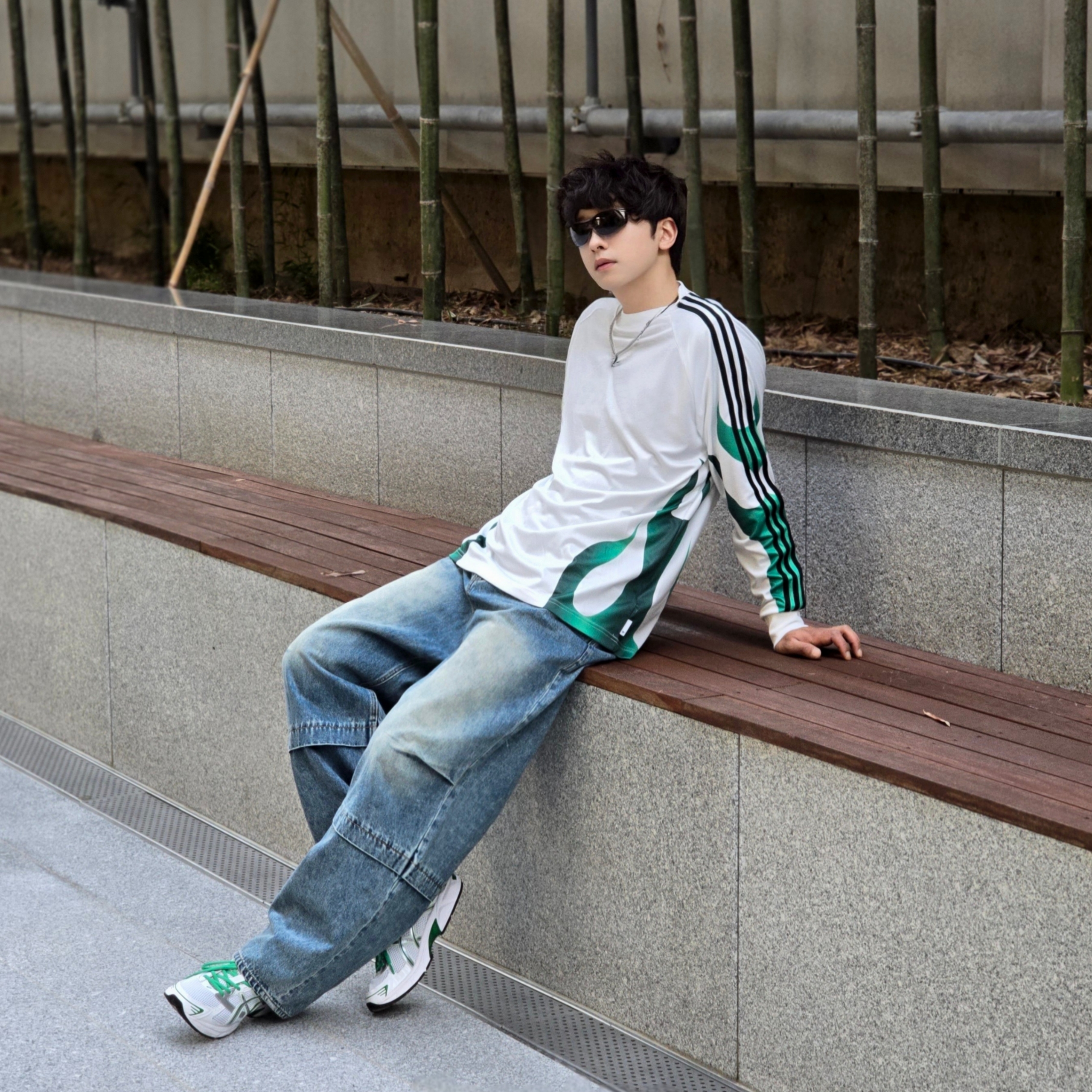 Asics Gel-1130 White Pure Silver - Folder Exclusive 착용 스타일 - 1