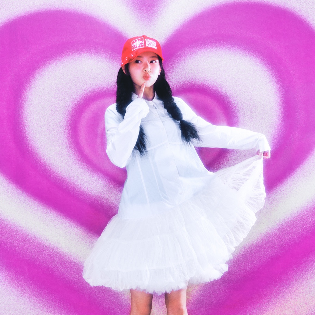 Honey Scoop House Honey Comb Cap Red 착용 스타일 - 3