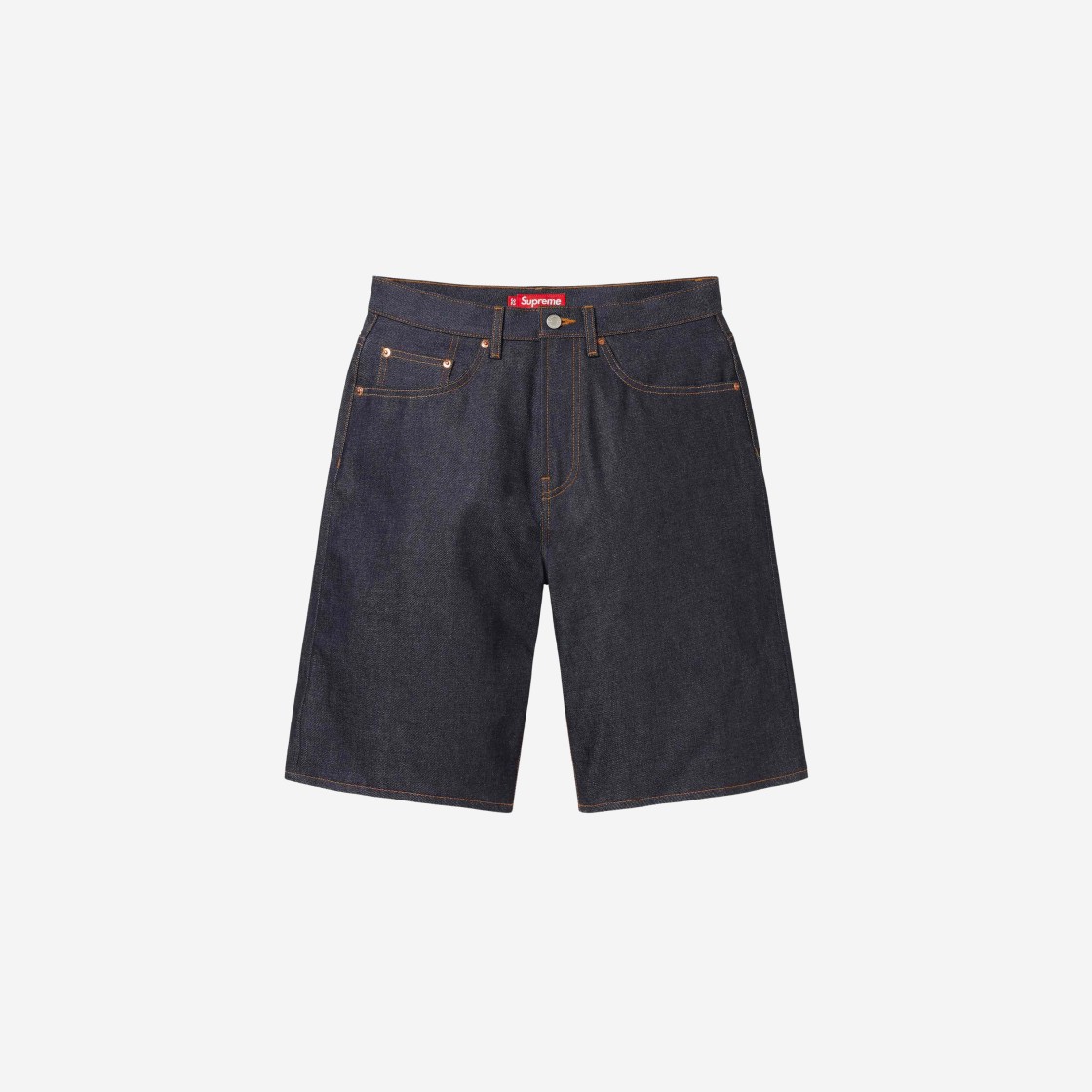 Supreme Rigid Baggy Selvedge Denim Short Rigid Indigo - 24SS 상세 이미지 1