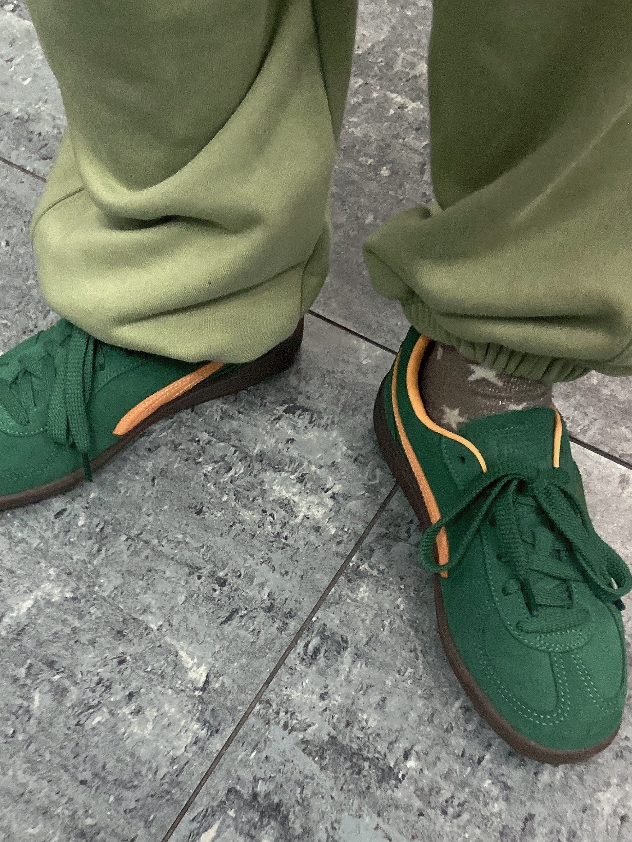 Puma Palermo Vine Clementine 착용 스타일 - 3