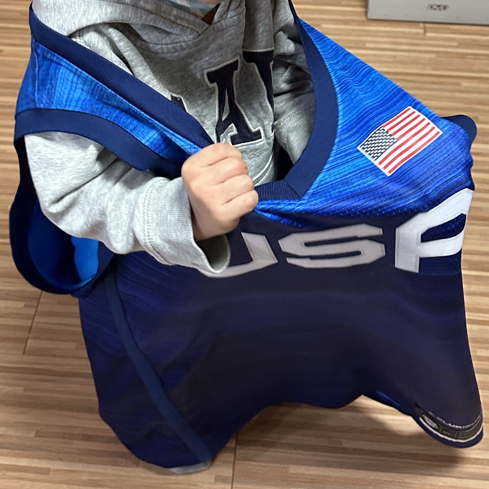 Nike Team USA Limited Edition Road Jersey Blue 착용 스타일