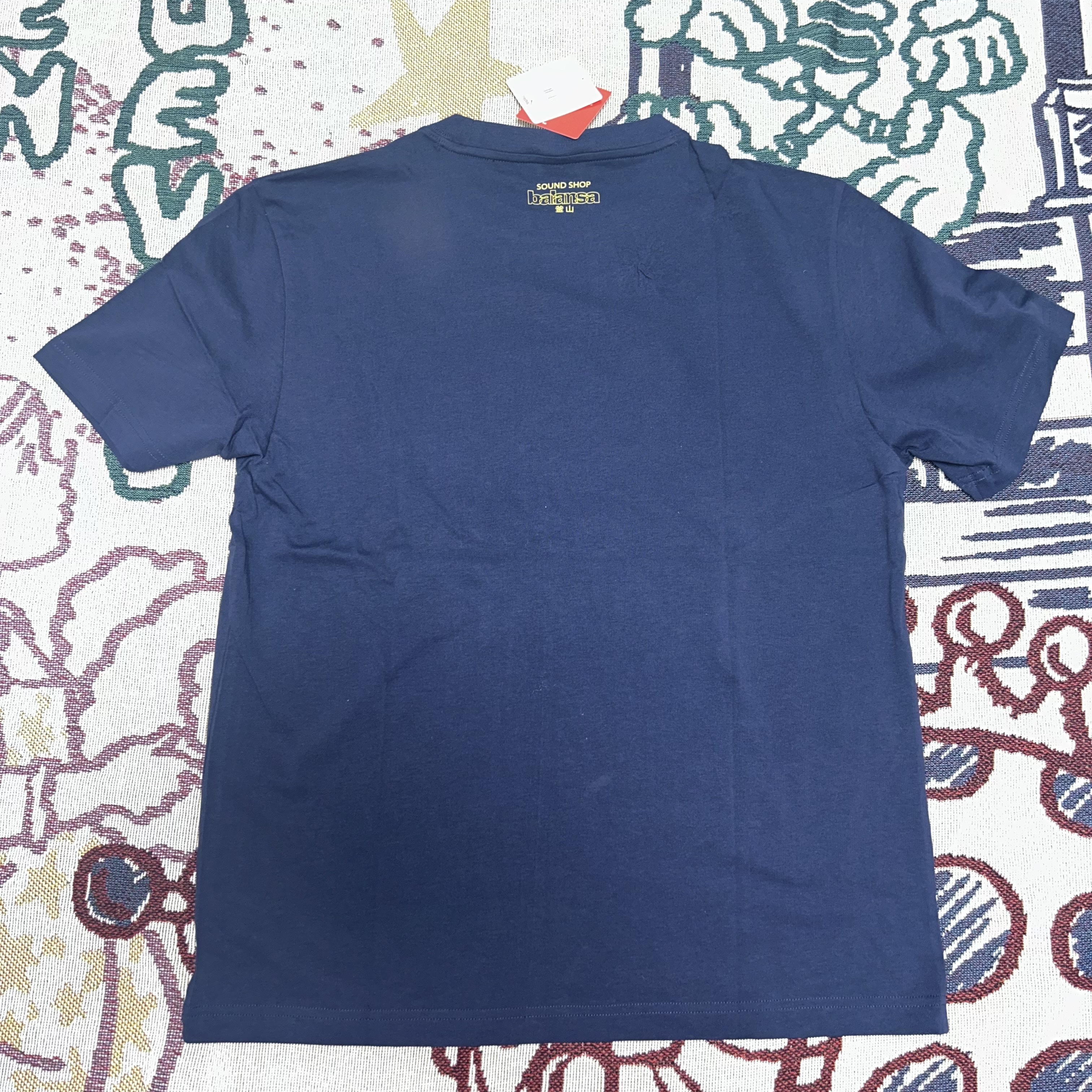 Puma x Balansa Graphic T-shirt 1 Medium Parisian Night 착용 스타일 - 3